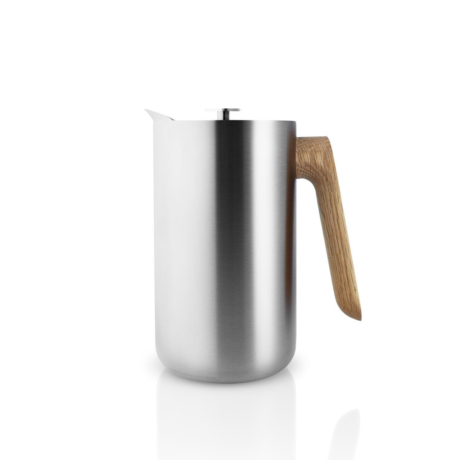 Eva Solo French Press Kanne Nordic Kitchen, 1l Kaffeekanne, Edelstahlfilter, mit Isolierwirkung