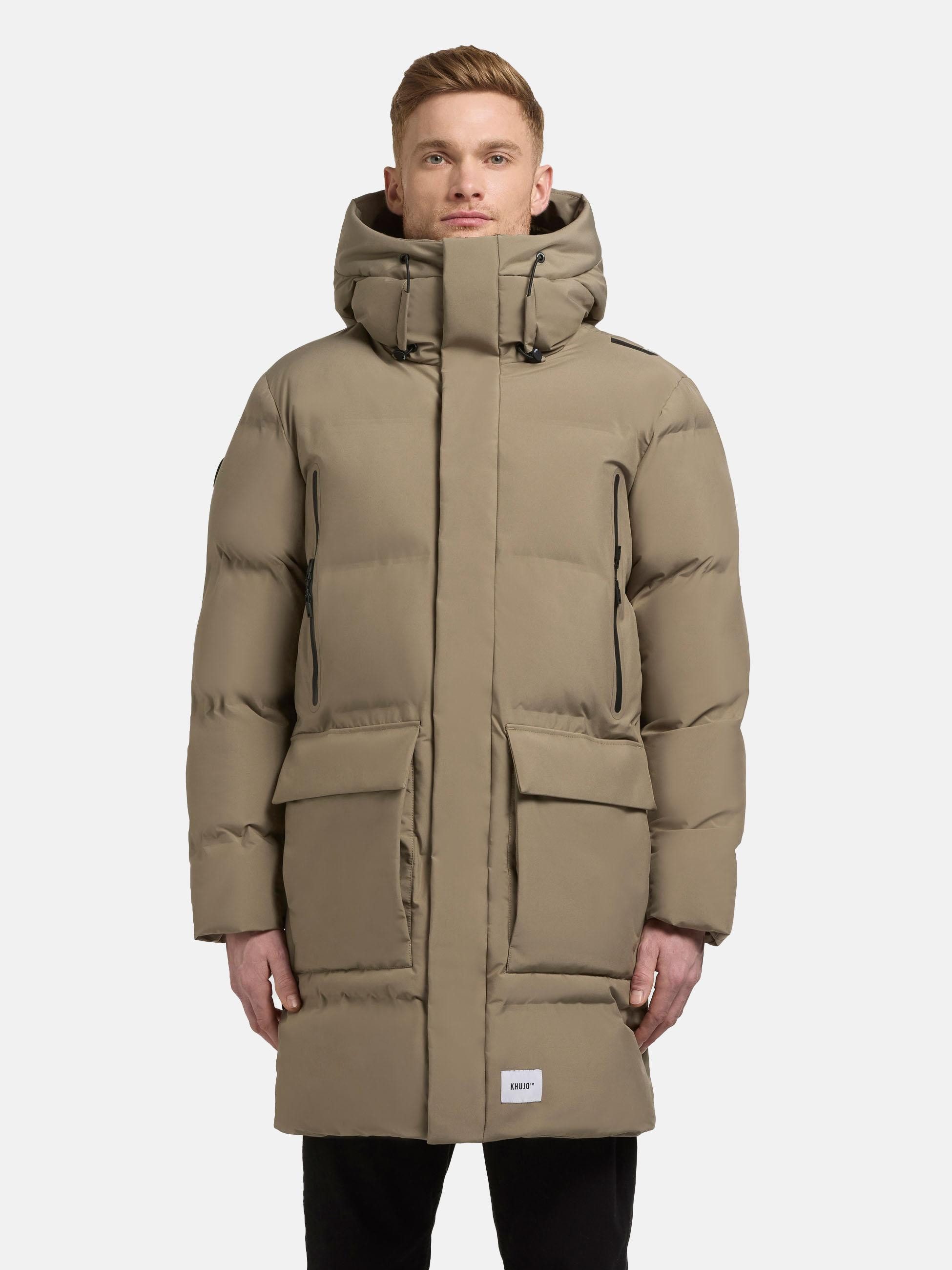 khujo Wintermantel Winer3 Warmer gefütterter Mantel mit Kapuze günstig online kaufen