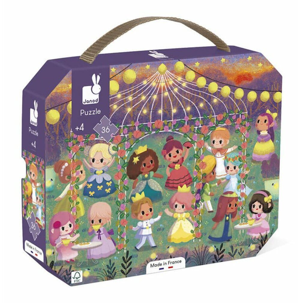 Janod Puzzle Prinzessinnen Puzzle 36 Teile, Puzzleteile