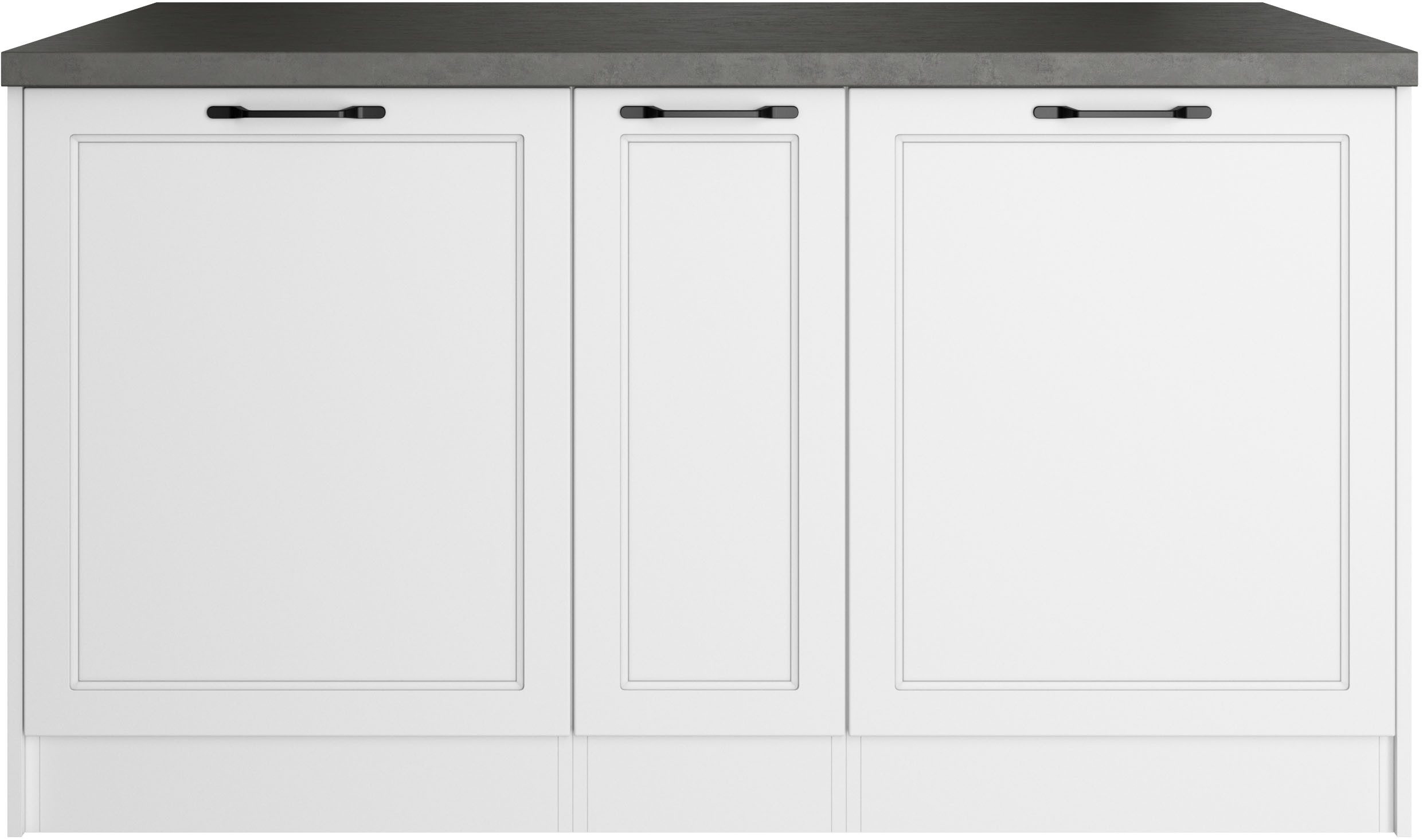 KOCHSTATION Kücheninsel KS-Lani, Breite 153 cm, mit Flaschenregal, MDF-Fronten, Arbeitsplatte 38mm stark