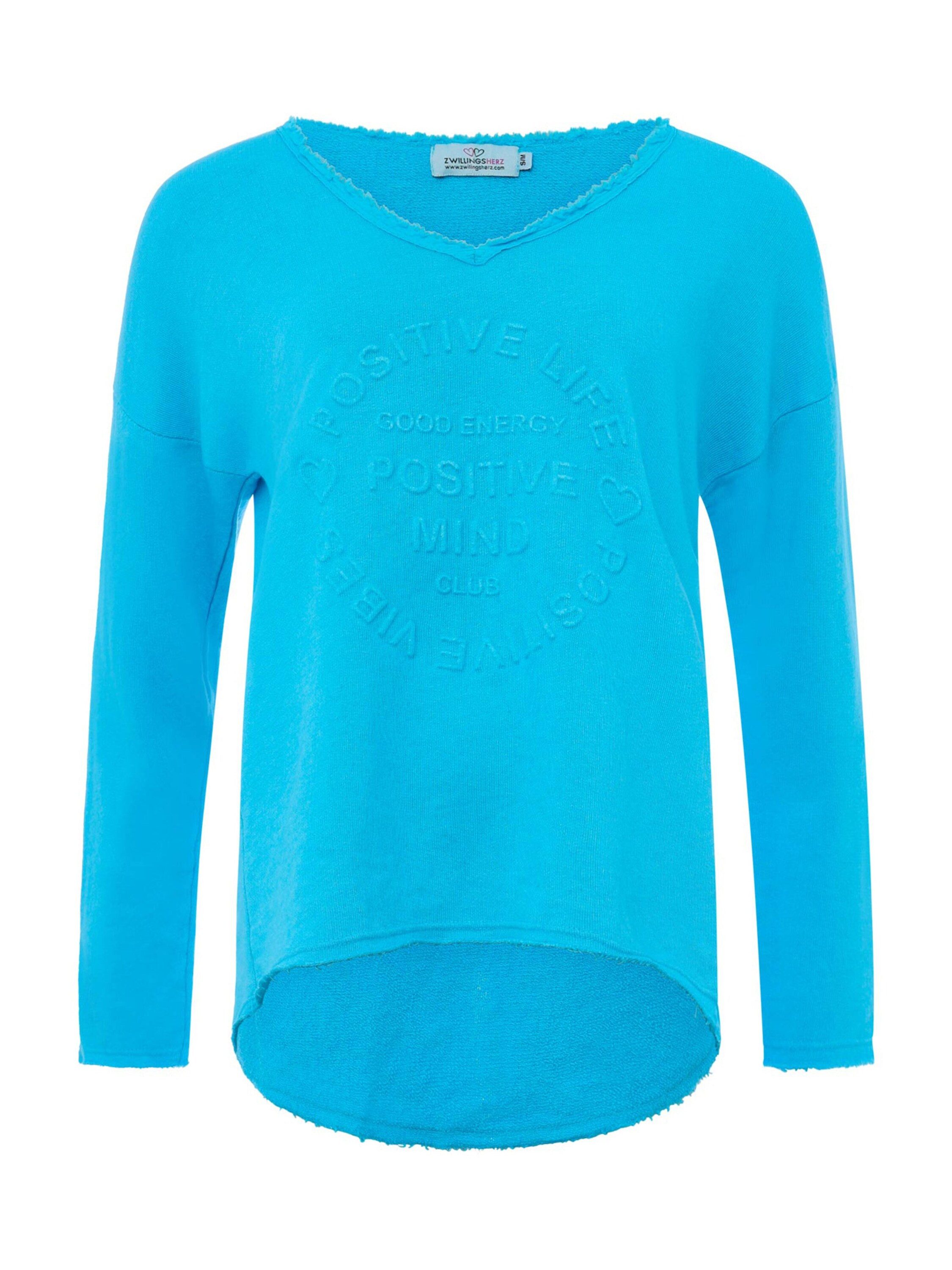 Zwillingsherz Sweatshirt Positive Mind (1-tlg) Plain/ohne günstig online kaufen