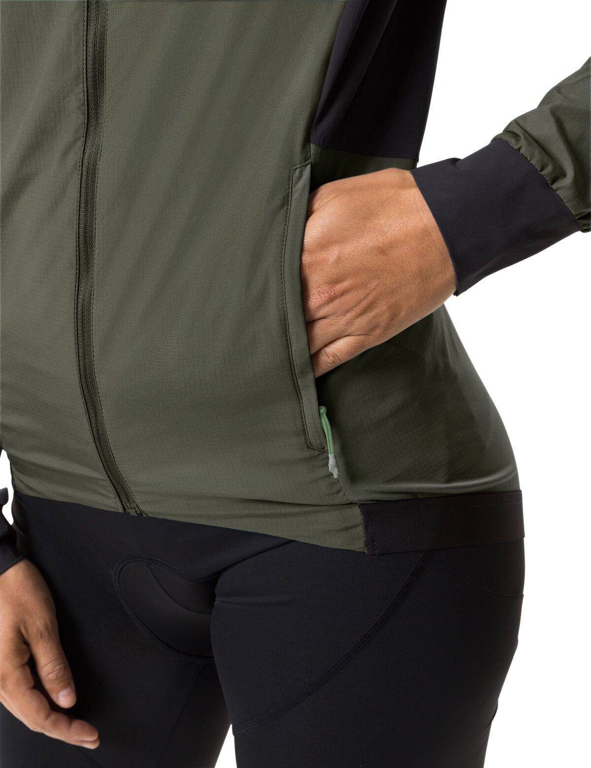 VAUDE Fahrradjacke besonders geringes Gewicht, kleines Packmaß, winddicht, atmungsaktiv – Bild 3 von 5