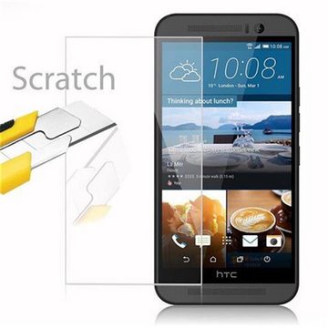 Cadorabo Schutzfolie HTC ONE M9, (1-St), Schutzglas Panzer Folie (Tempered) Display-Schutzglas mit 3D Touch