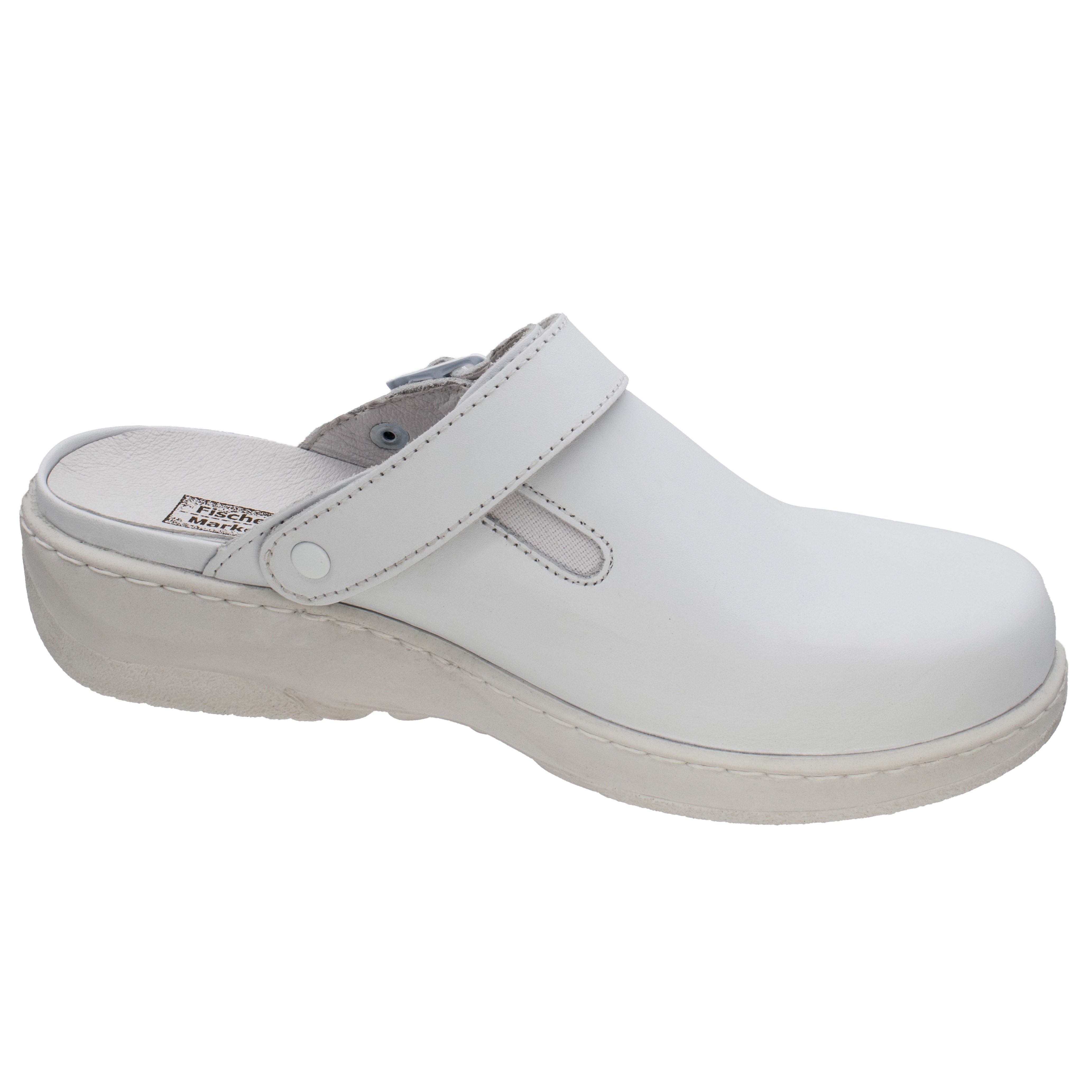 Fischer-Markenschuh Nancy Pantolette aus Nappaleder, Weite G, Ledereinlegesohle herausnehmbar
