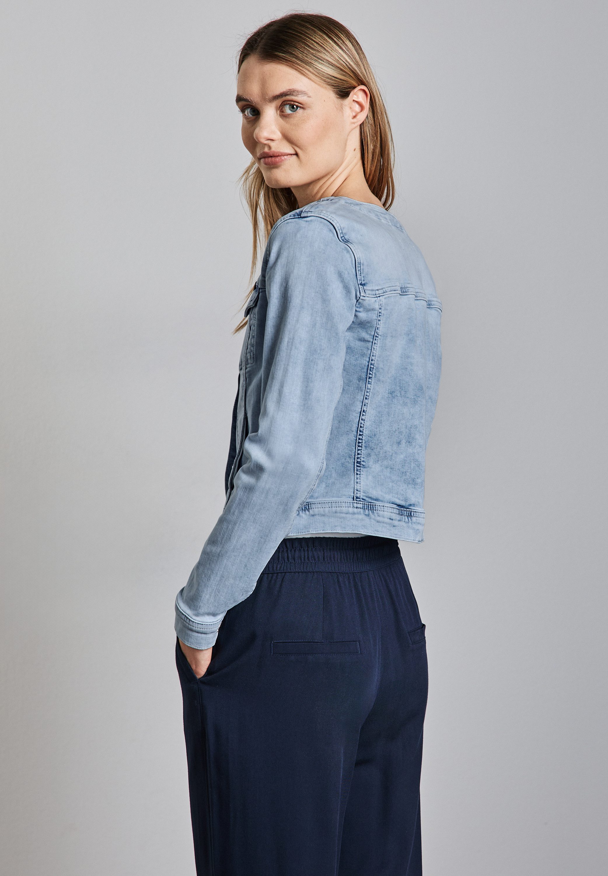STREET ONE Jeansjacke mit Brusttaschen günstig online kaufen