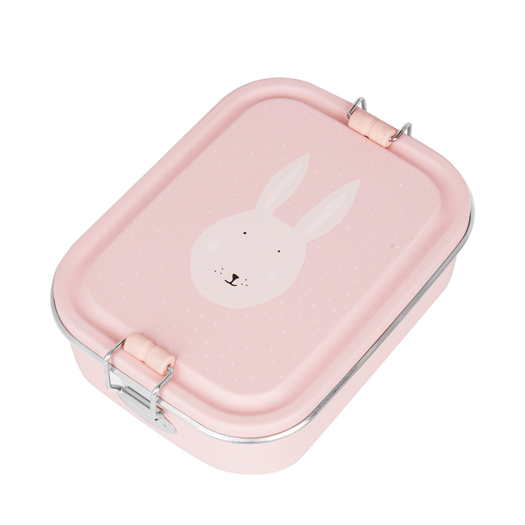 Trixie Baby Lunchbox Trixie Brotdose Lunchbox aus Edelstahl Mrs Rabbit Hase Rosa Small