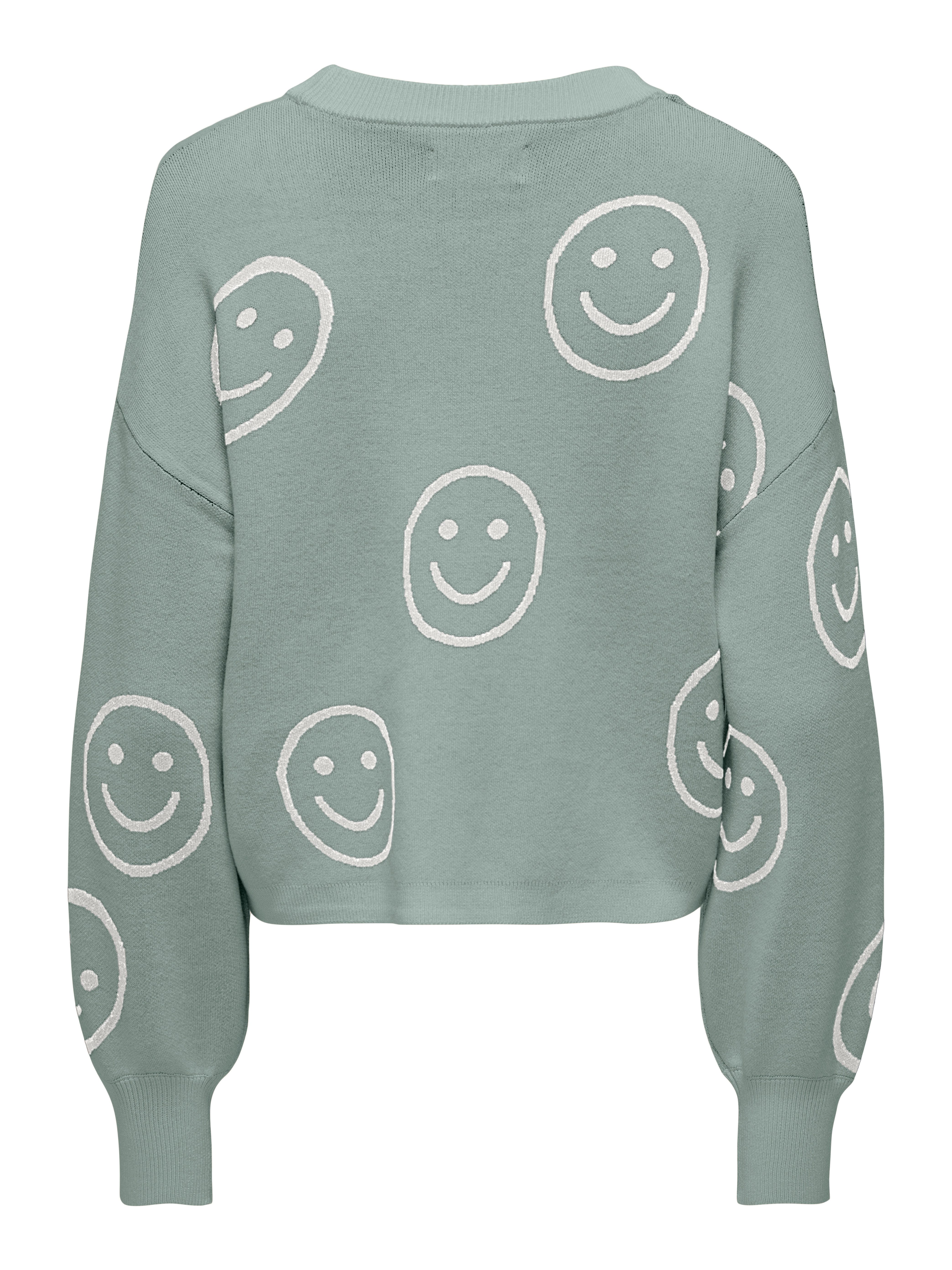 ONLY Strickpullover ONLMONTANA LS JQ O-NECK CC KNT mit Rippbündchen günstig online kaufen