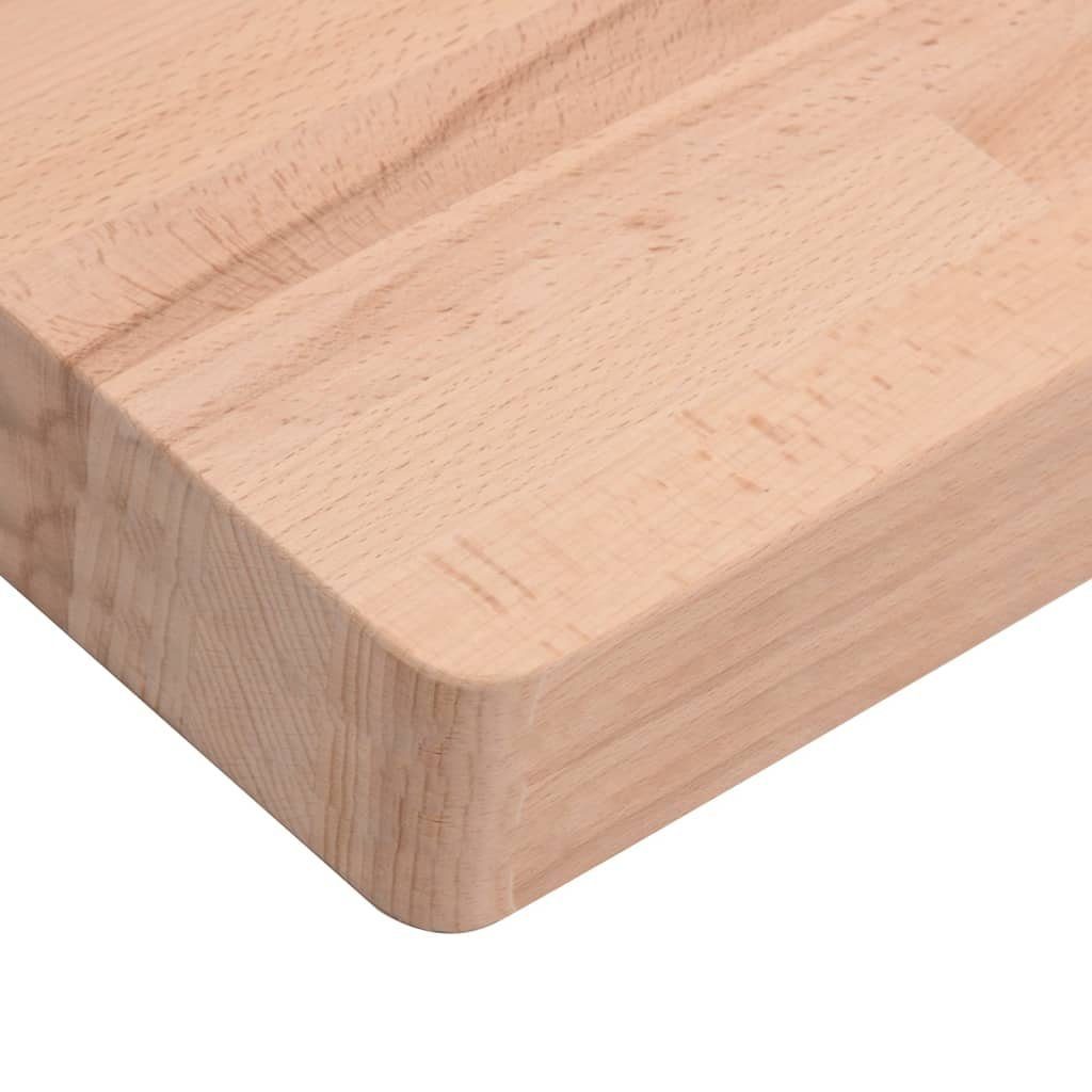 cm Tischplatte Buche furnicato Massivholz 50x50x4 Quadratisch