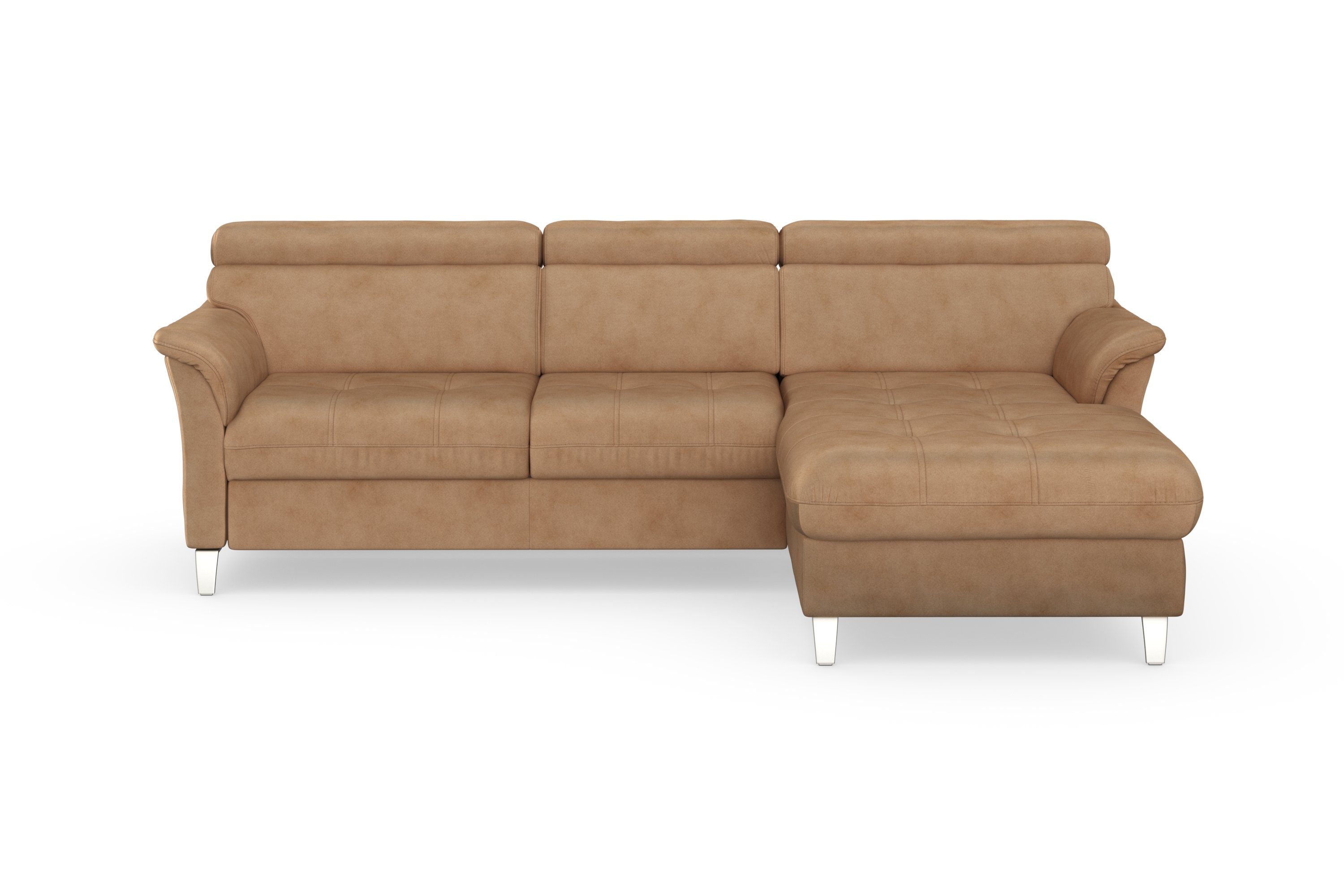 Bettkasten Ecksofa mit sit&more inklusive Marano, Kopfteilverstellung, wahlweise Bettfunktion,