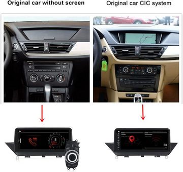 GABITECH Für BMW X1 E84 CIC 10.2" Touchscreen Android Autoradio GPS Carplay Einbau-Navigationsgerät