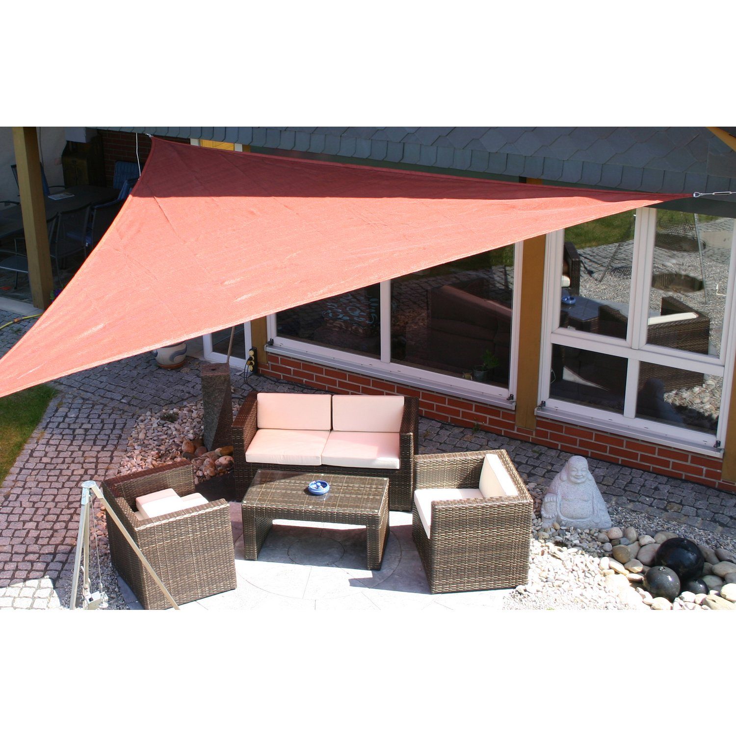 Sonnensegel 3 x 3 m Quadrat