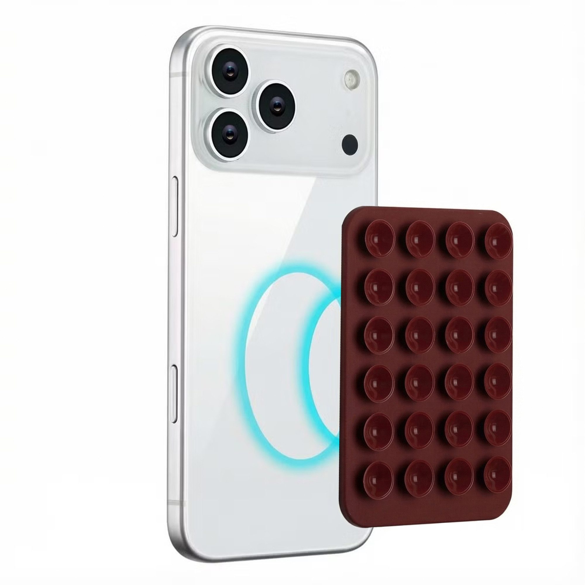 Selencia Handy-Halterung Selencia MagSafe-Saugnapf-Handyhalterung - Terracotta, (1-tlg)