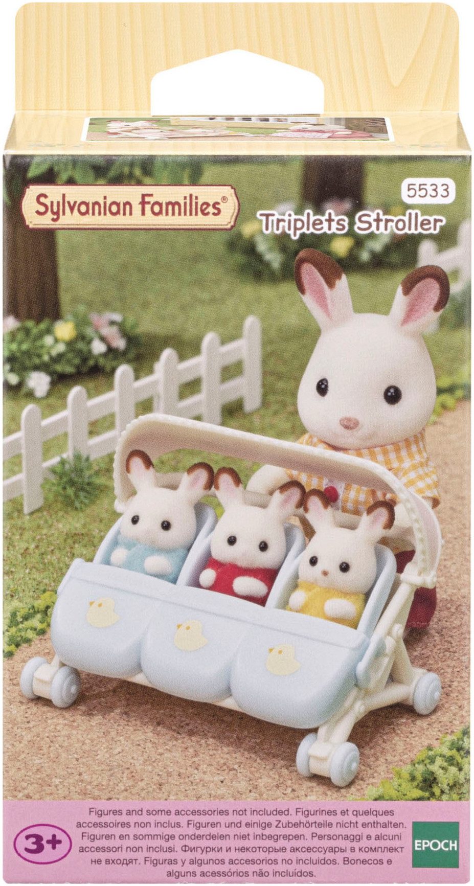 Sylvanian Families Spielwelt Drillings-Kinderwagen (5533)