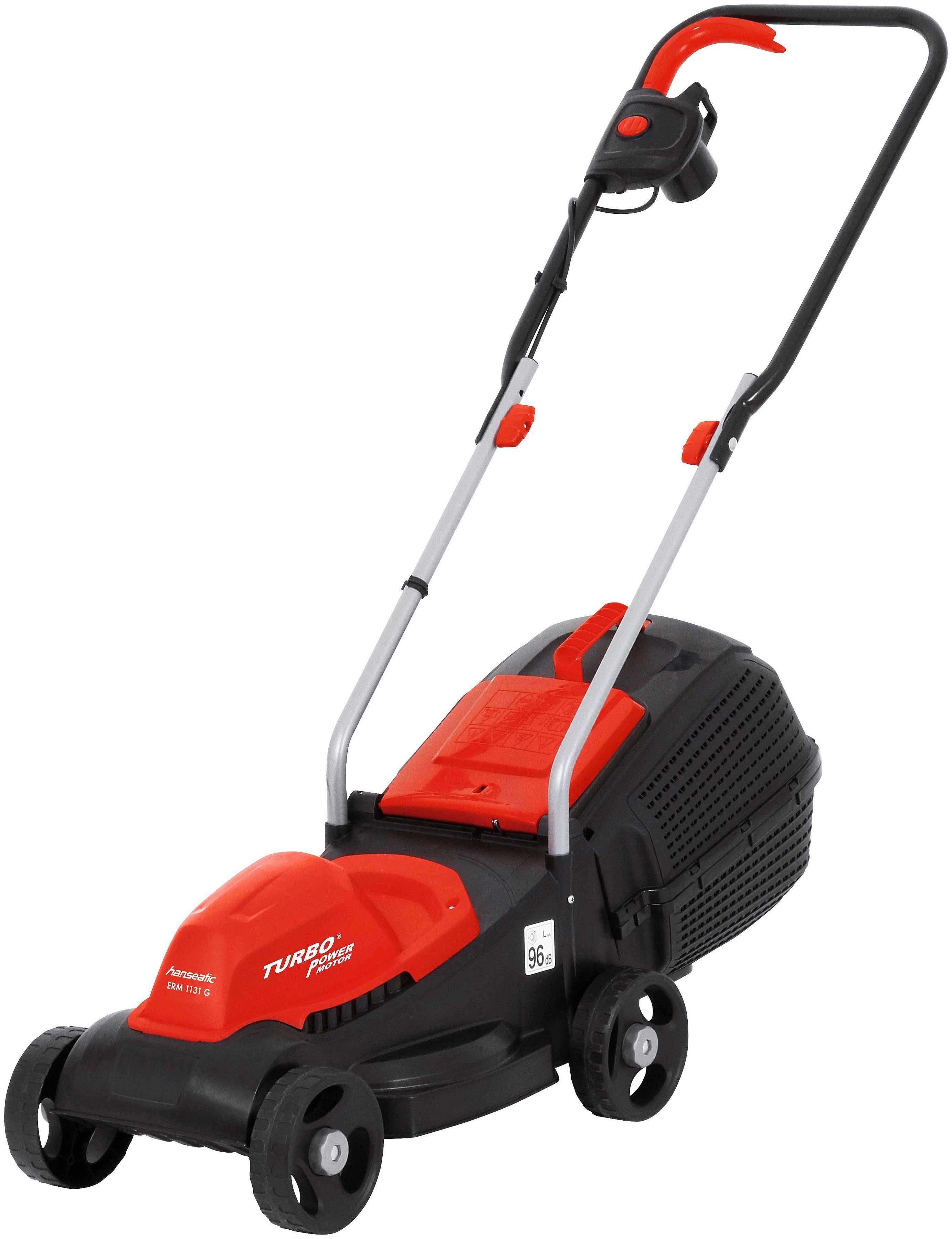 HANSEATIC ElektroRasenmäher »1131 G«, 31 cm Schnittbreite online