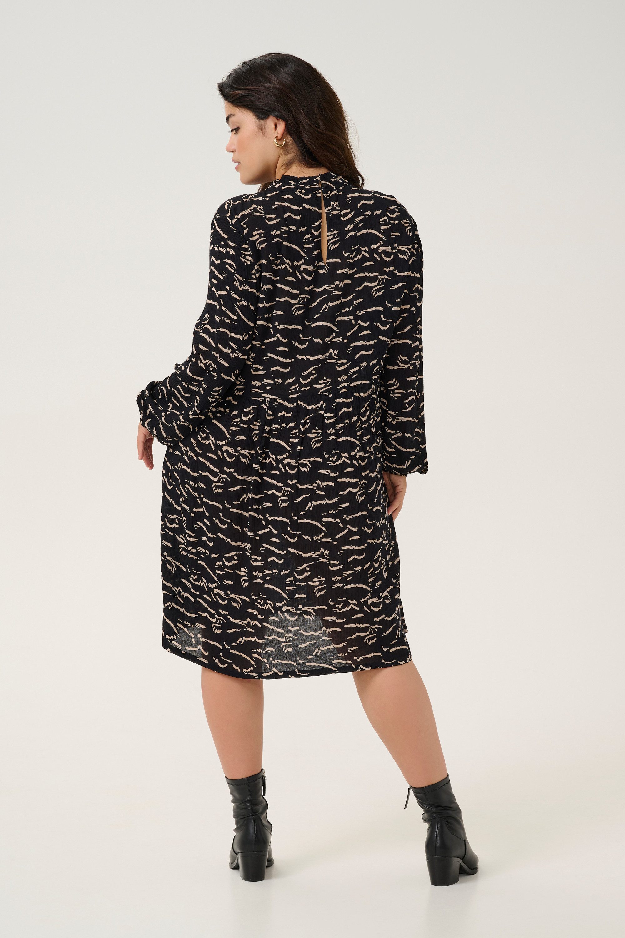 KAFFE Curve Blusenkleid Kleid KClune Große Größen günstig online kaufen