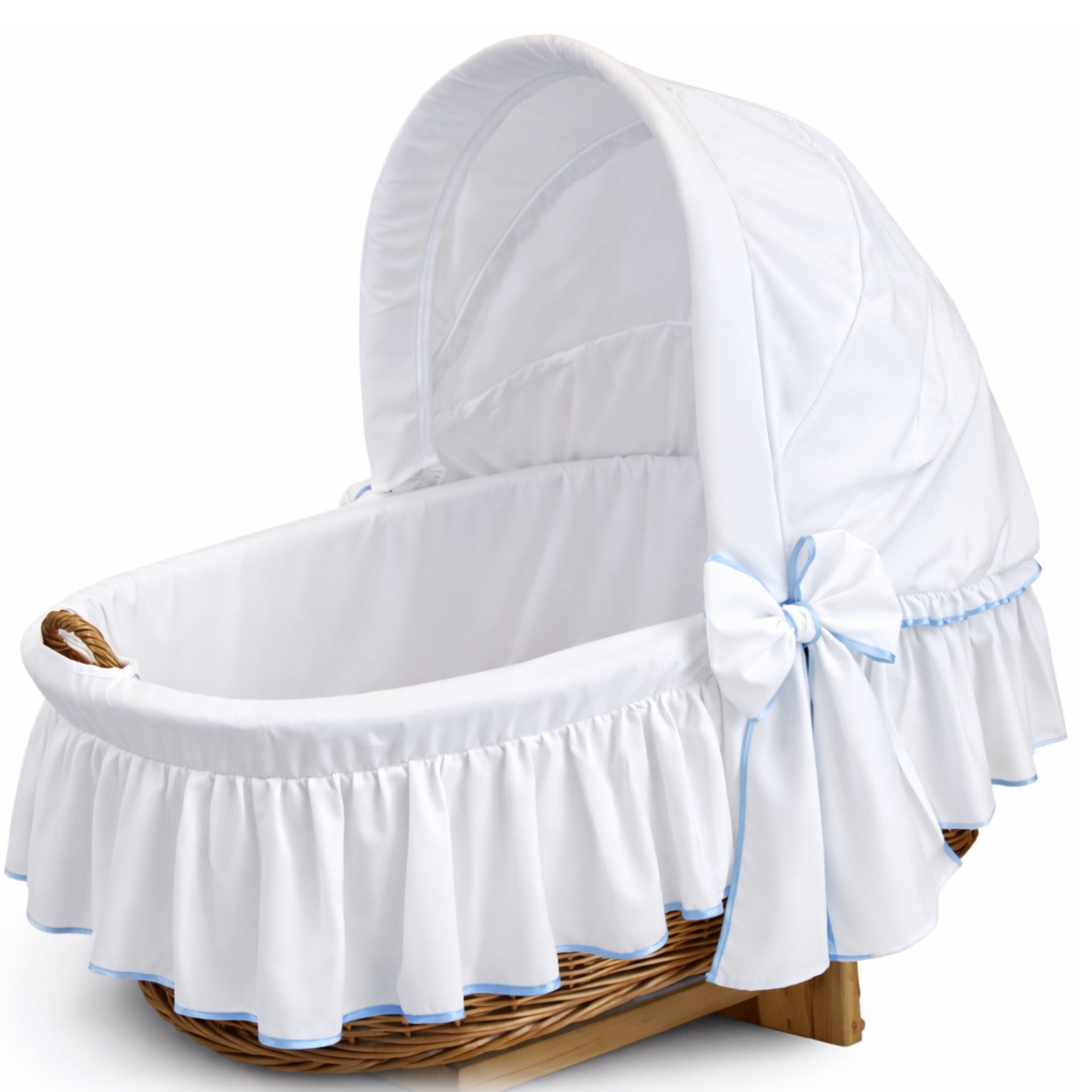 Babymajawelt Babybettbezug Für Stubenwagen mit Haube XXL Textile Ausstattung, (2 St), Reine Baumwolle, Hauben Stubenwagen mit Griff