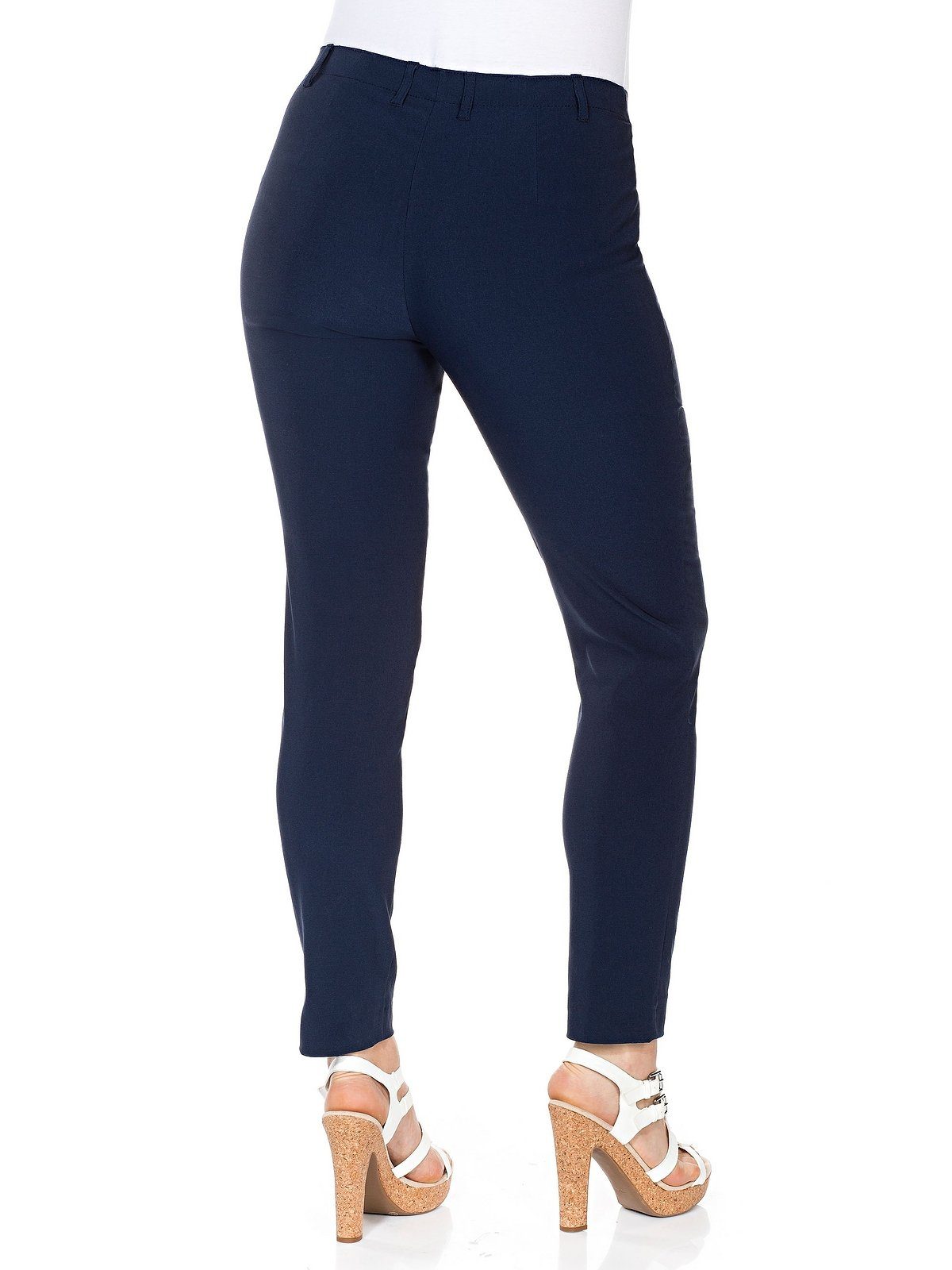 Sheego Stretch-Hose Große Größen knitterarm und pflegeleicht