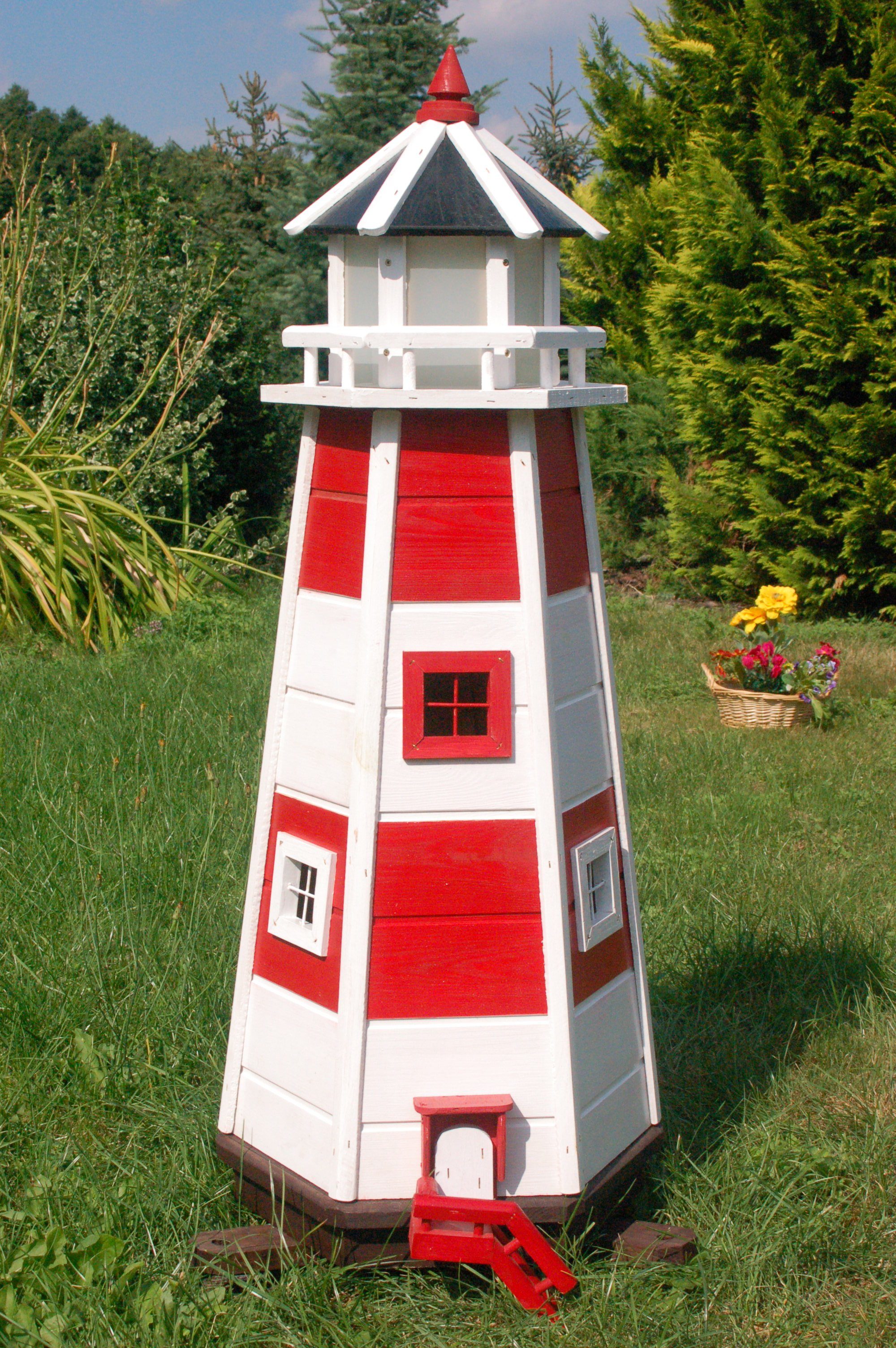 DSH DEKO SHOP HANNUSCH Gartenfigur Leuchtturm günstig online kaufen