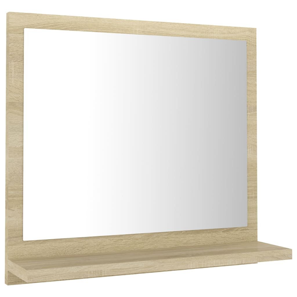 furnicato Wandspiegel Badspiegel Sonoma-Eiche 40x10,5x37 cm Holzwerkstoff ( günstig online kaufen