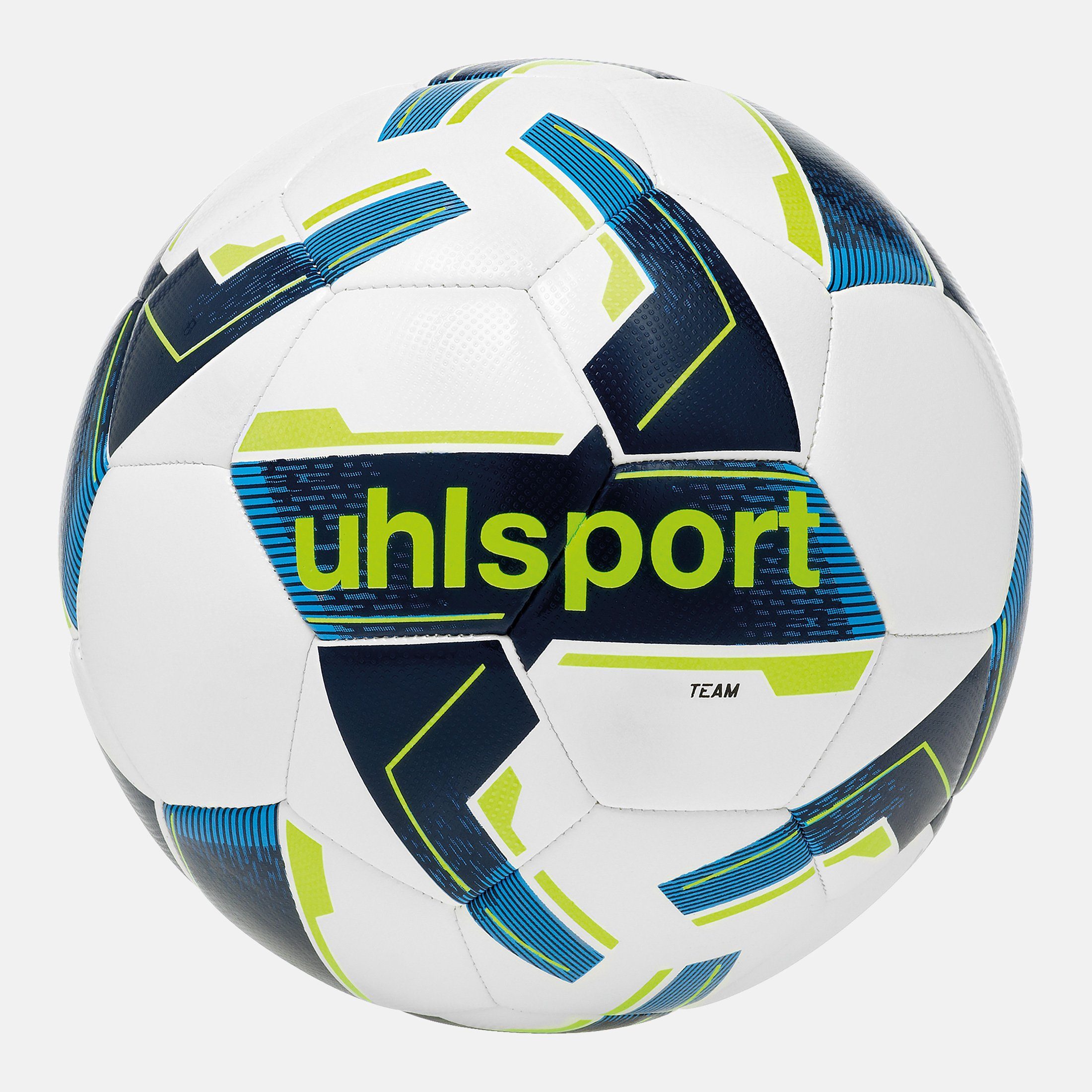 uhlsport TEAM Fußball Fußball weiß/marine/fluo uhlsport gelb