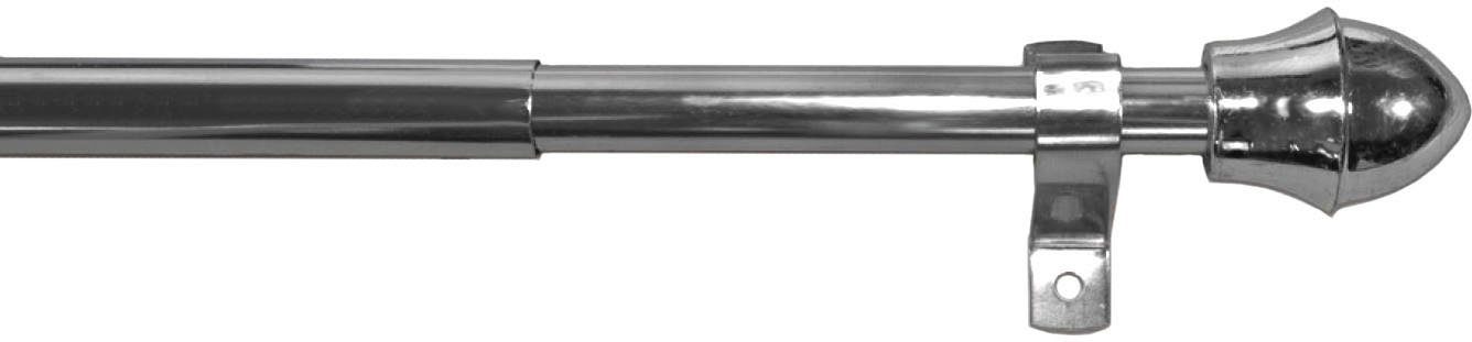 Scheibenstange BAROCK, GARESA, Ø 13 mm, 1-läufig, ausziehbar, verschraubt,  Montage zum Schrauben oder klemmen, ausziehbar