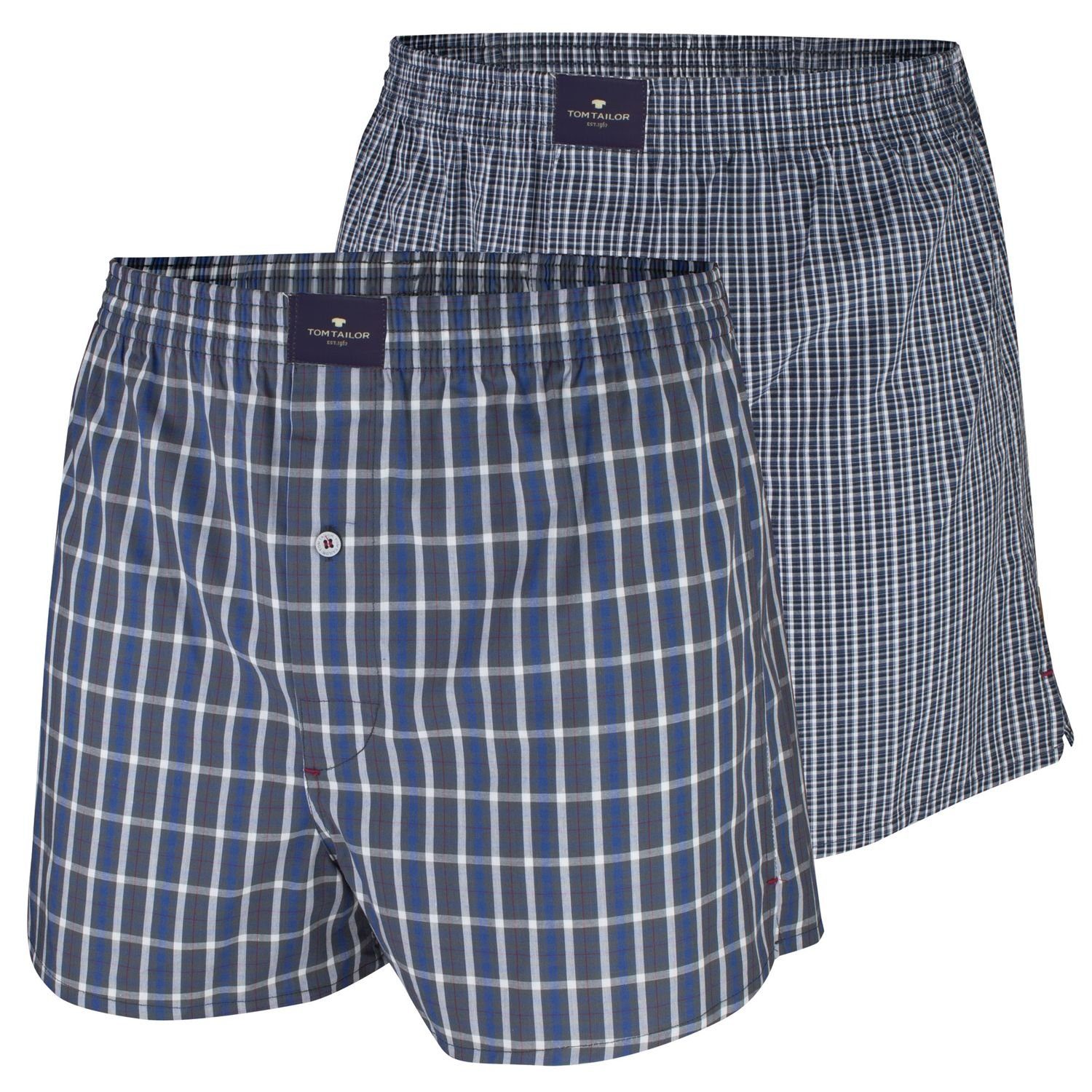 TOM TAILOR Boxershorts (2-St) Webboxer mit günstig online kaufen