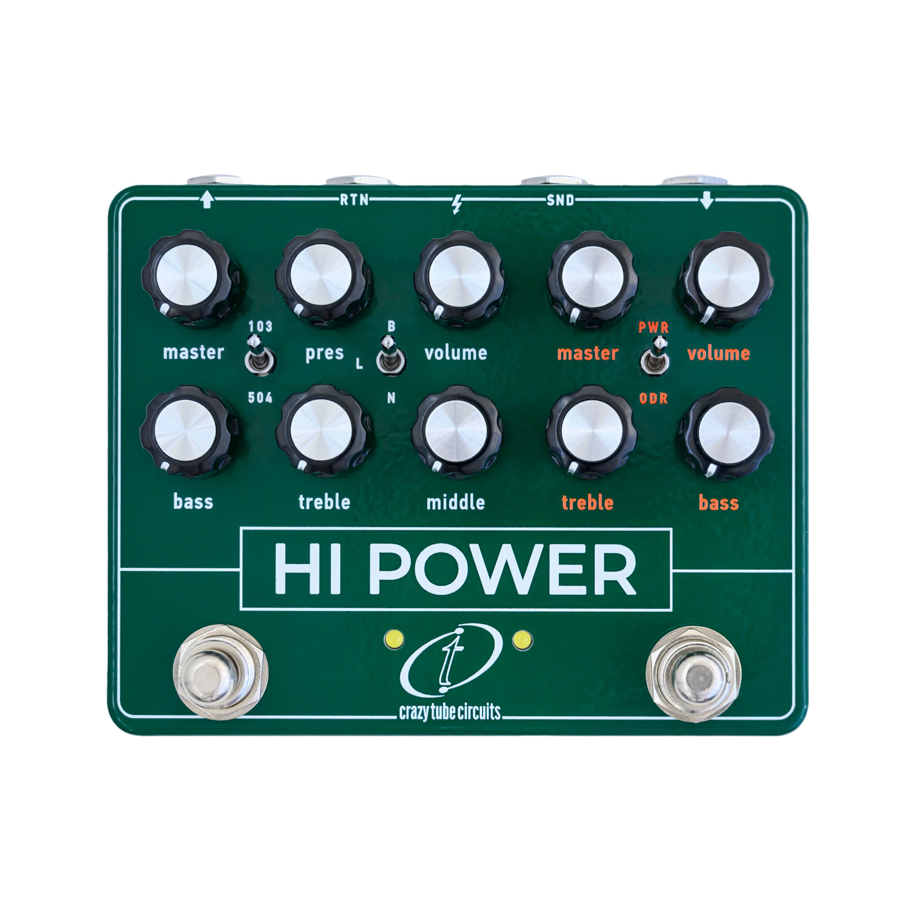 Crazy Tube Circuits Musikinstrumentenpedal, (Effekte, Verzerrer), HI Power - Verzerrer für Gitarren