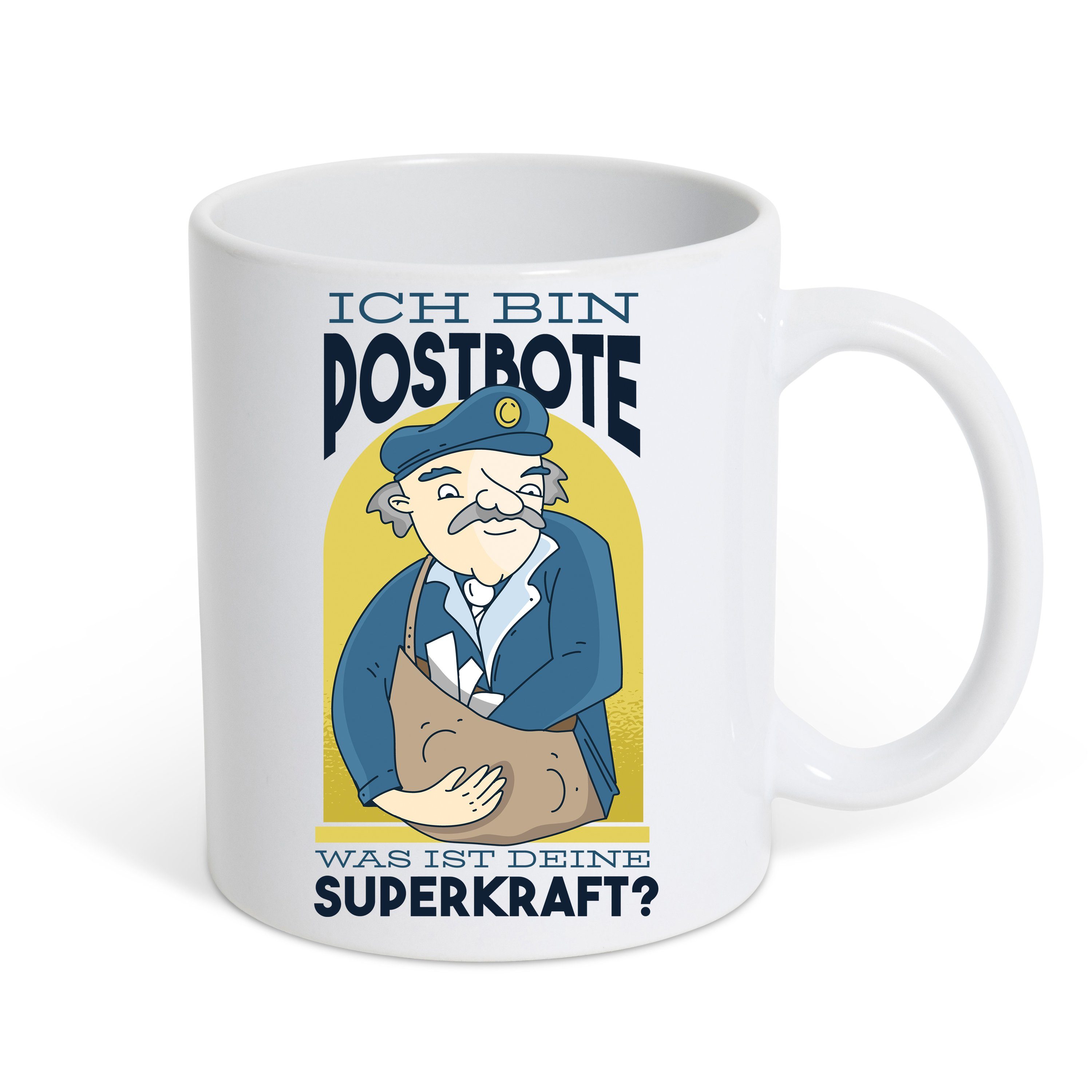 Tasse Meine Superkraft Ist Postbote Kaffeetasse Geschenk
