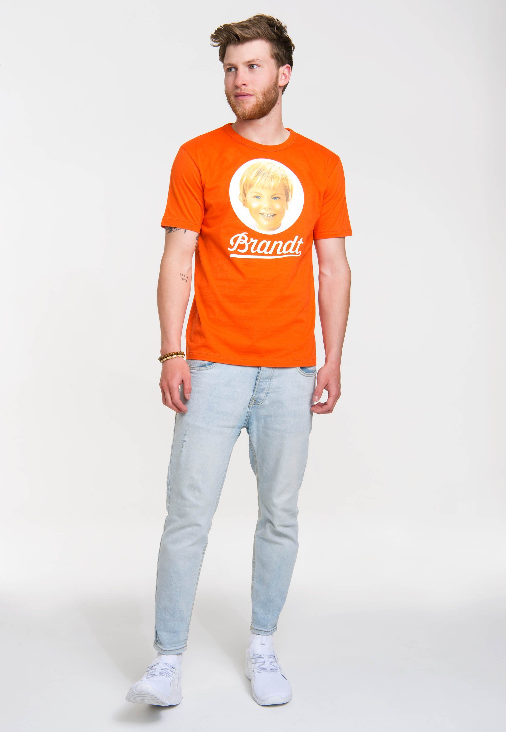 Retro-Aufdruck Zwieback LOGOSHIRT T-Shirt mit Brandt