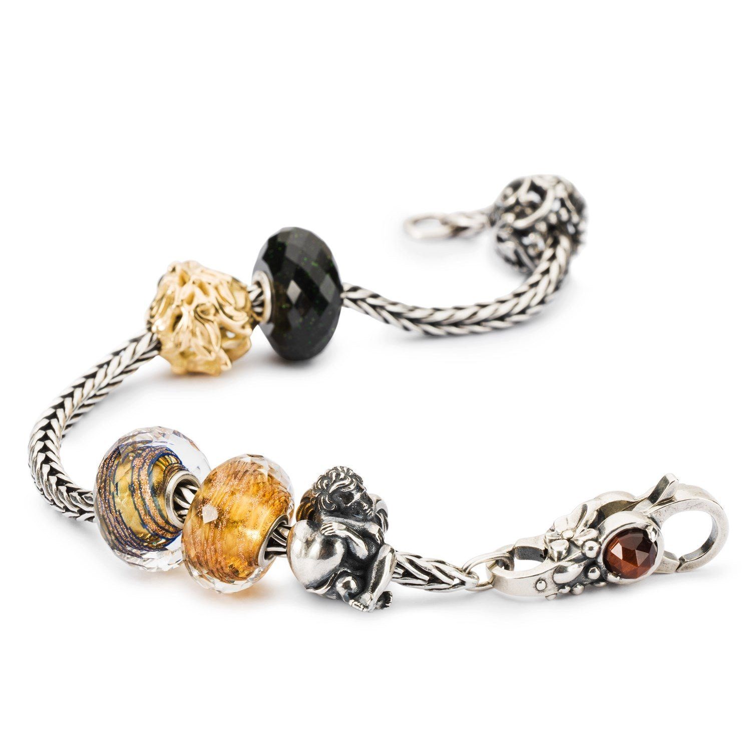 Spuren Zeit, der TGLBE-30073 Trollbeads Bead