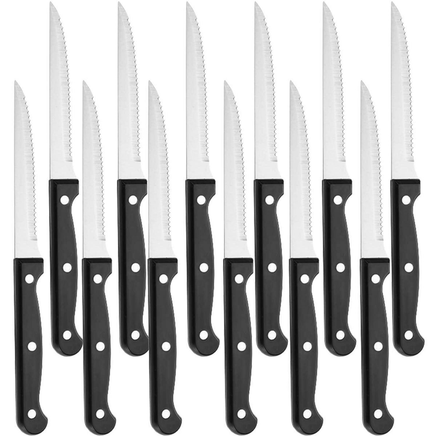 LuxusKollektion Steakmesser Steakmesser Set 12-tlg. Edelstahl gezahnt