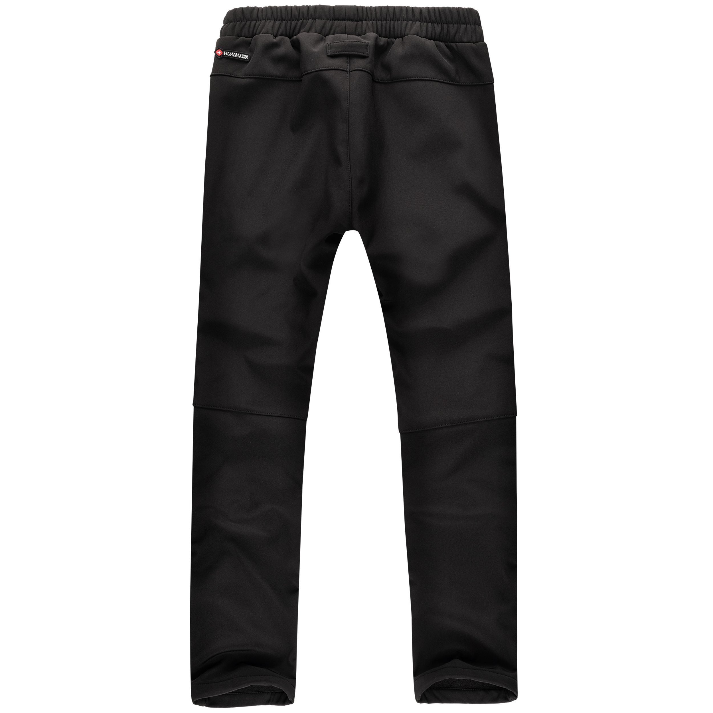 Höhenhorn Softshellhose Tiegun Kinder Jungen Mädchen Outdoorhose Gefüttert Snowboardhose weiches Microfleece-Innenfutter