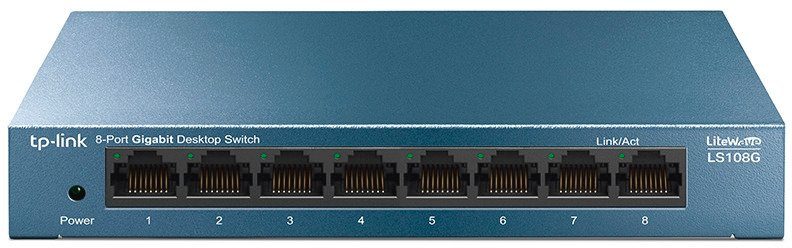 tp-link LS108G LiteWave 8-Port Gigabit Desktop Switch Netzwerk-Switch