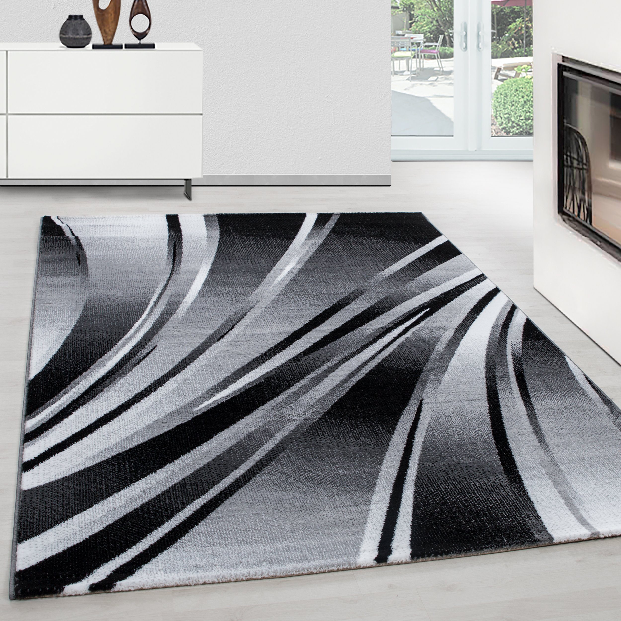 Teppium Teppich Abstrakt Wellen Design, Rechteckig, günstig online kaufen