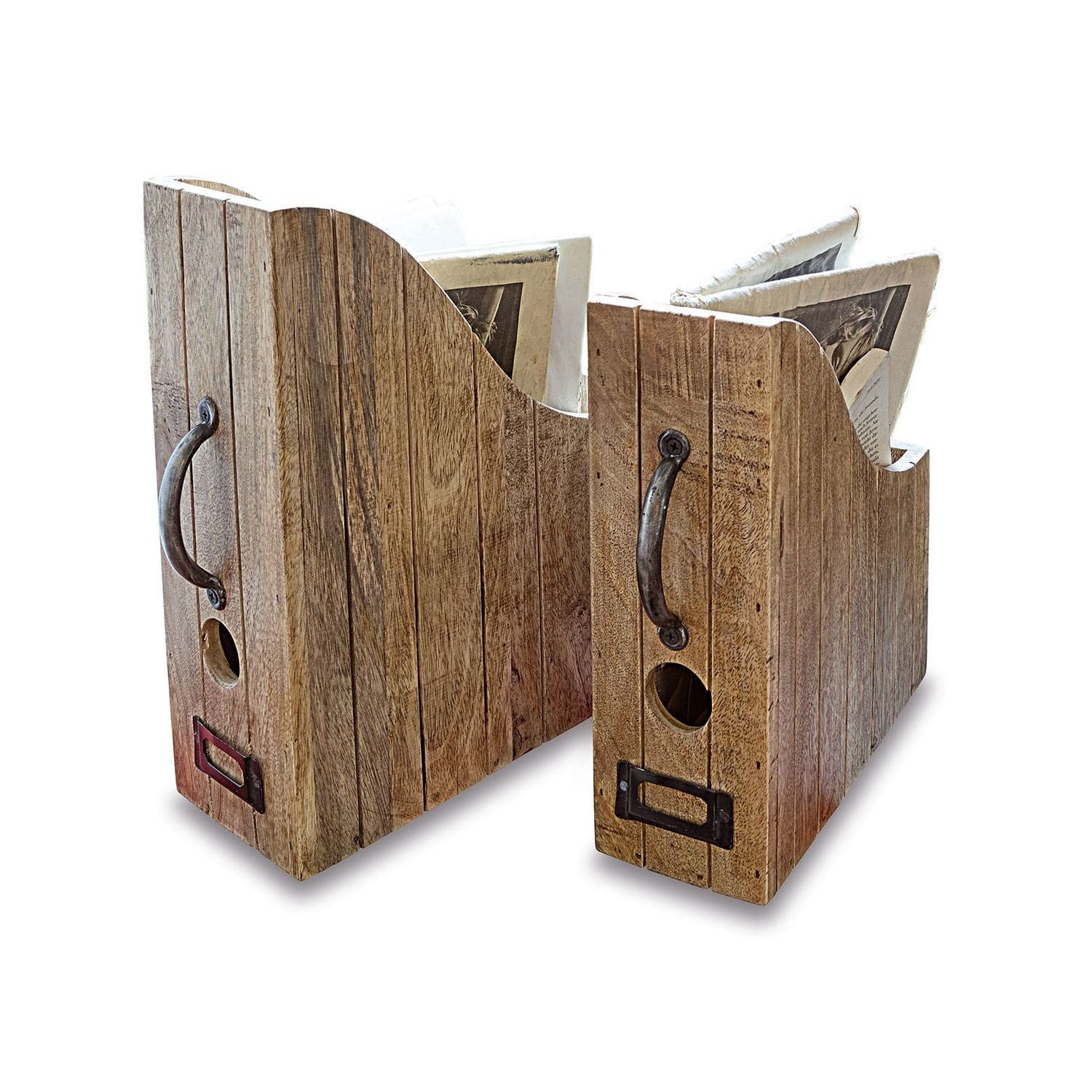 Mirabeau Organizer Stehsammler 2er Set Kardifa antikbraun