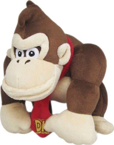 Super Mario Donkey Kong Plüsch Stofftier Kuscheltier 25 cm NEU 