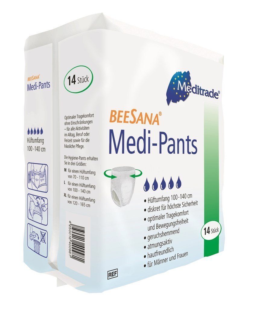 Inkontinenzslip Medi-Pants, Inkontinenzslip, Large, Packung