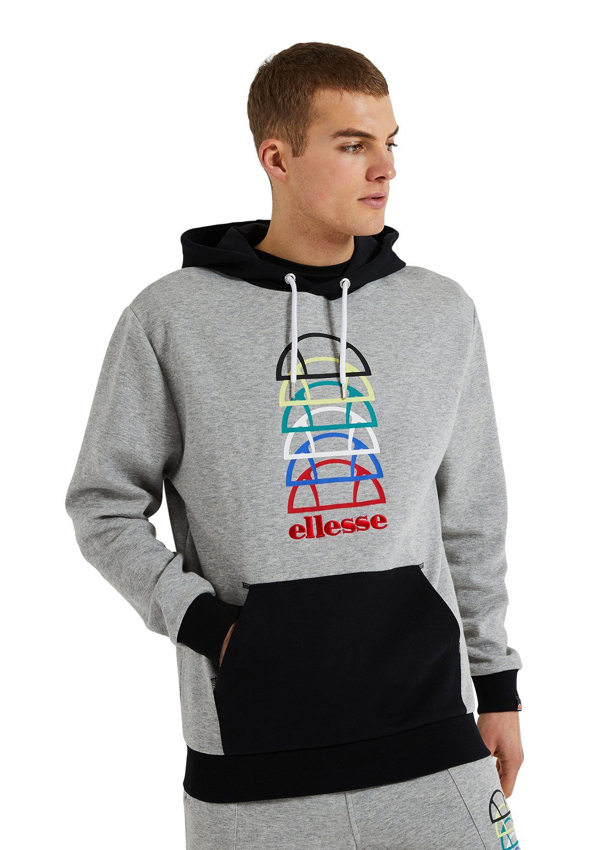 ANDO Hoodie Hoody Grey Ellesse HOODY Ellesse Herren Marl Grau