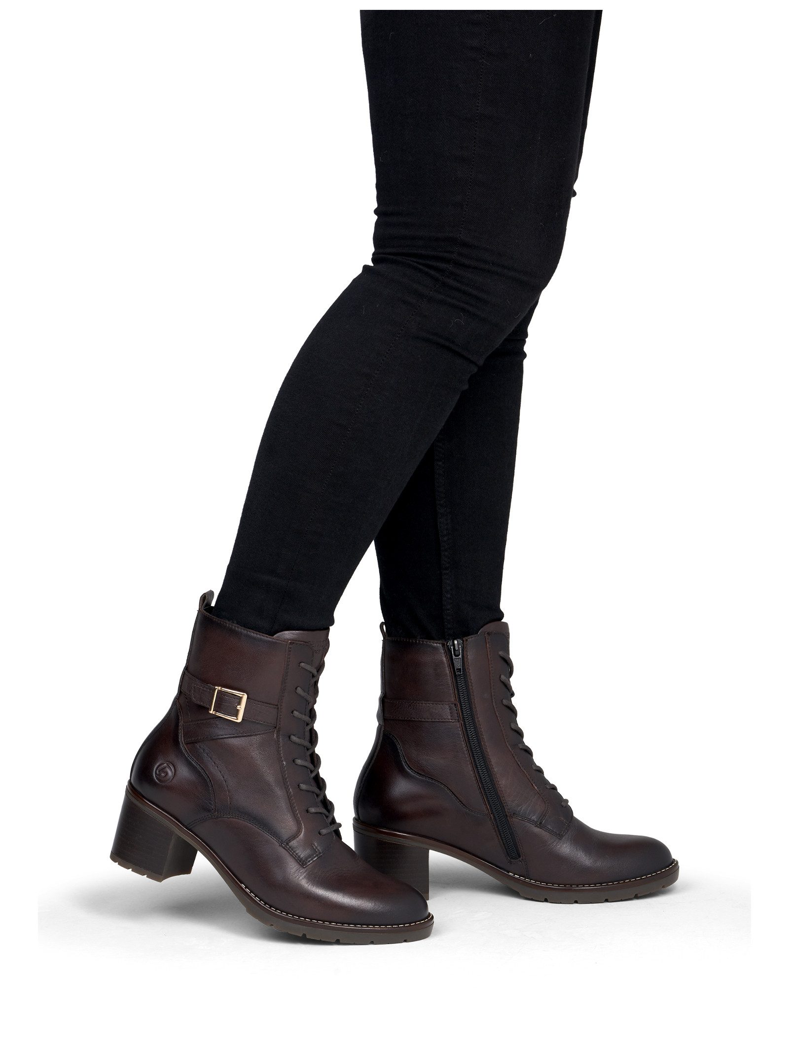 Remonte Remonte Stiefelette Leder Schnürstiefelette