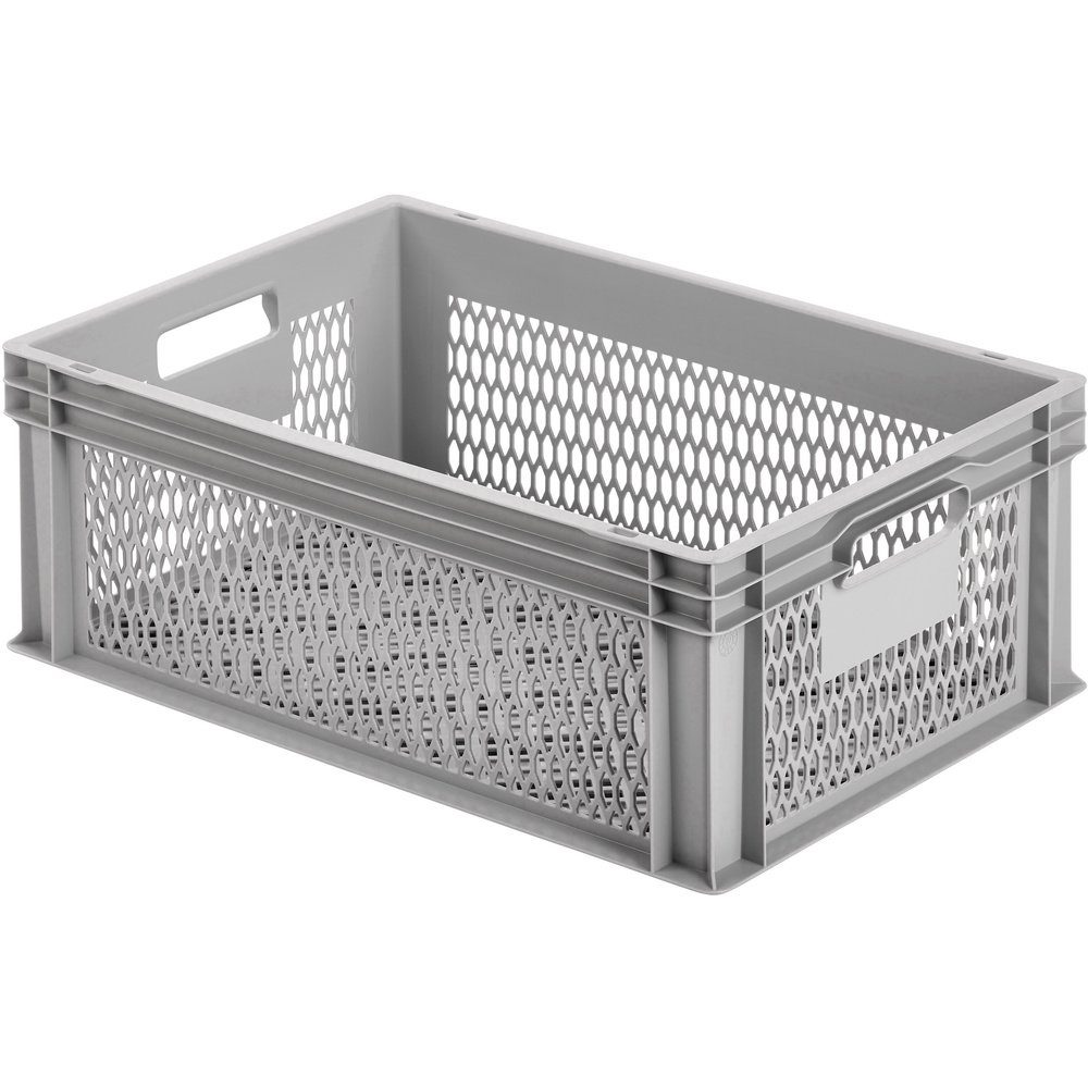 ALUTEC München Aufbewahrungsbox Alutec 75060 Kunststoffbox vergittert (B x H x T) 600 x 220 x 400 mm