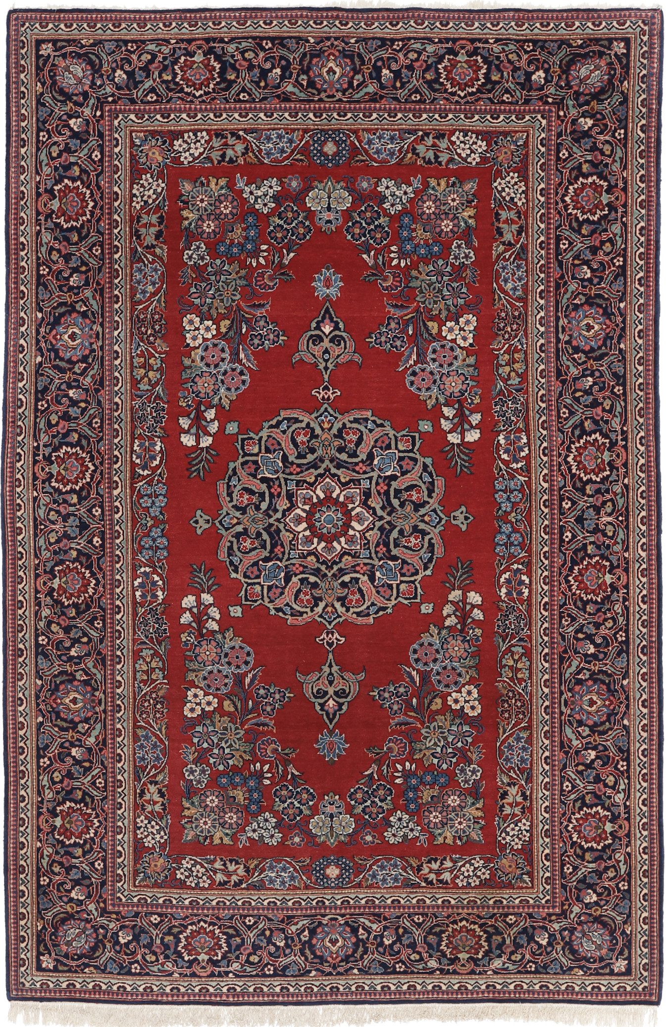 Carpet Avenue Teppich Keshan Kork 205x134, Rechteck, Höhe: 8 mm