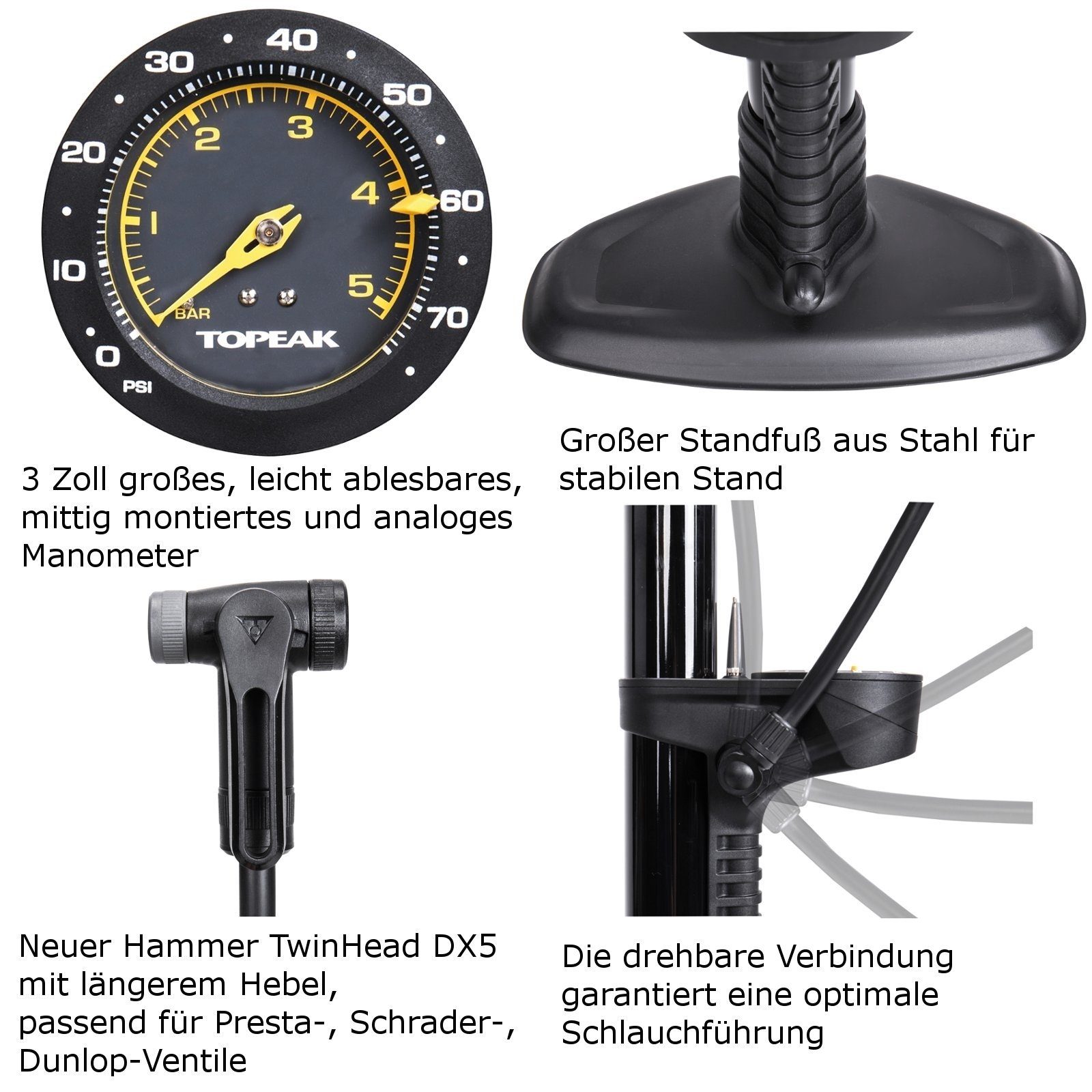 Topeak Standpumpe
