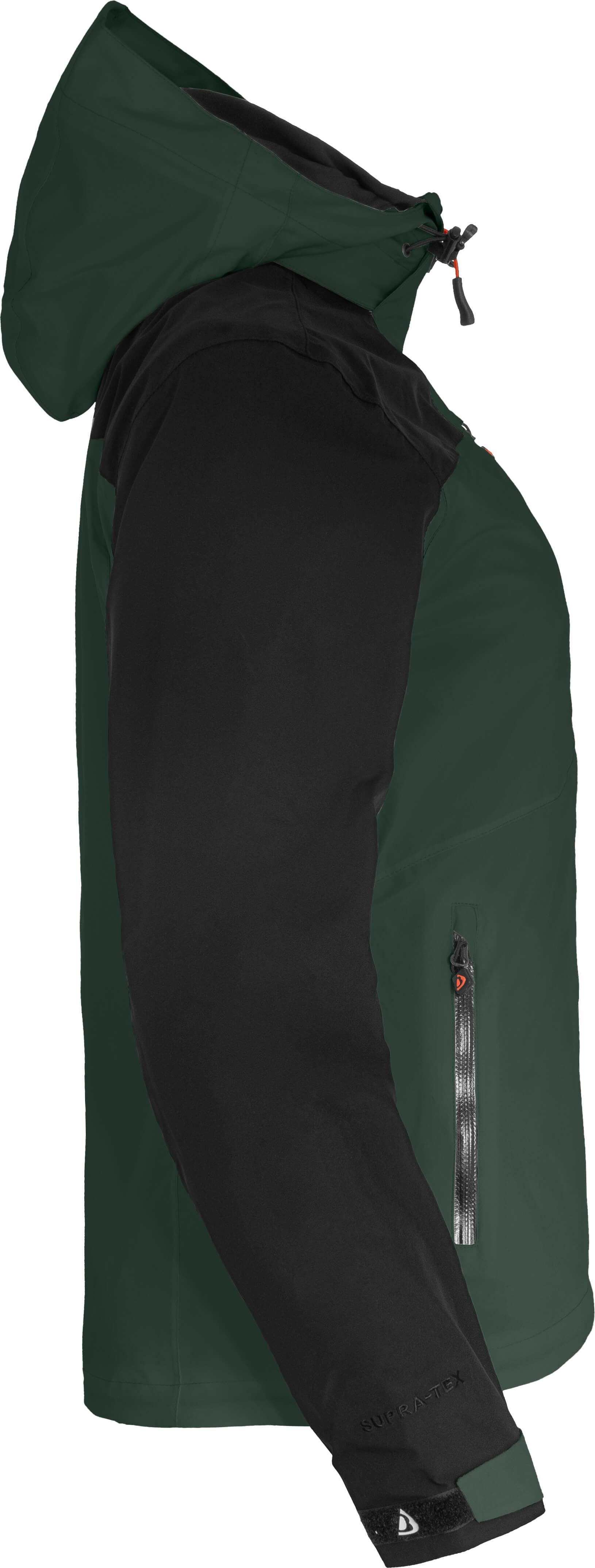 Bergson Outdoorjacke KURRIKA Doppeljacke Damen mm dunkel grün Wassersäule, Innenjacke, Fleece 20000 Regenjacke, Normalgrößen