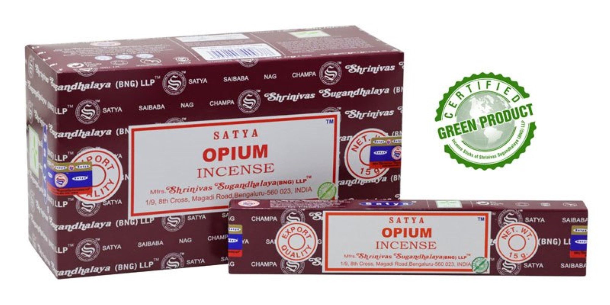 Satya Incense Räucherstäbchen Räucherstäbchen Satya "Opium" Incense 15gr.