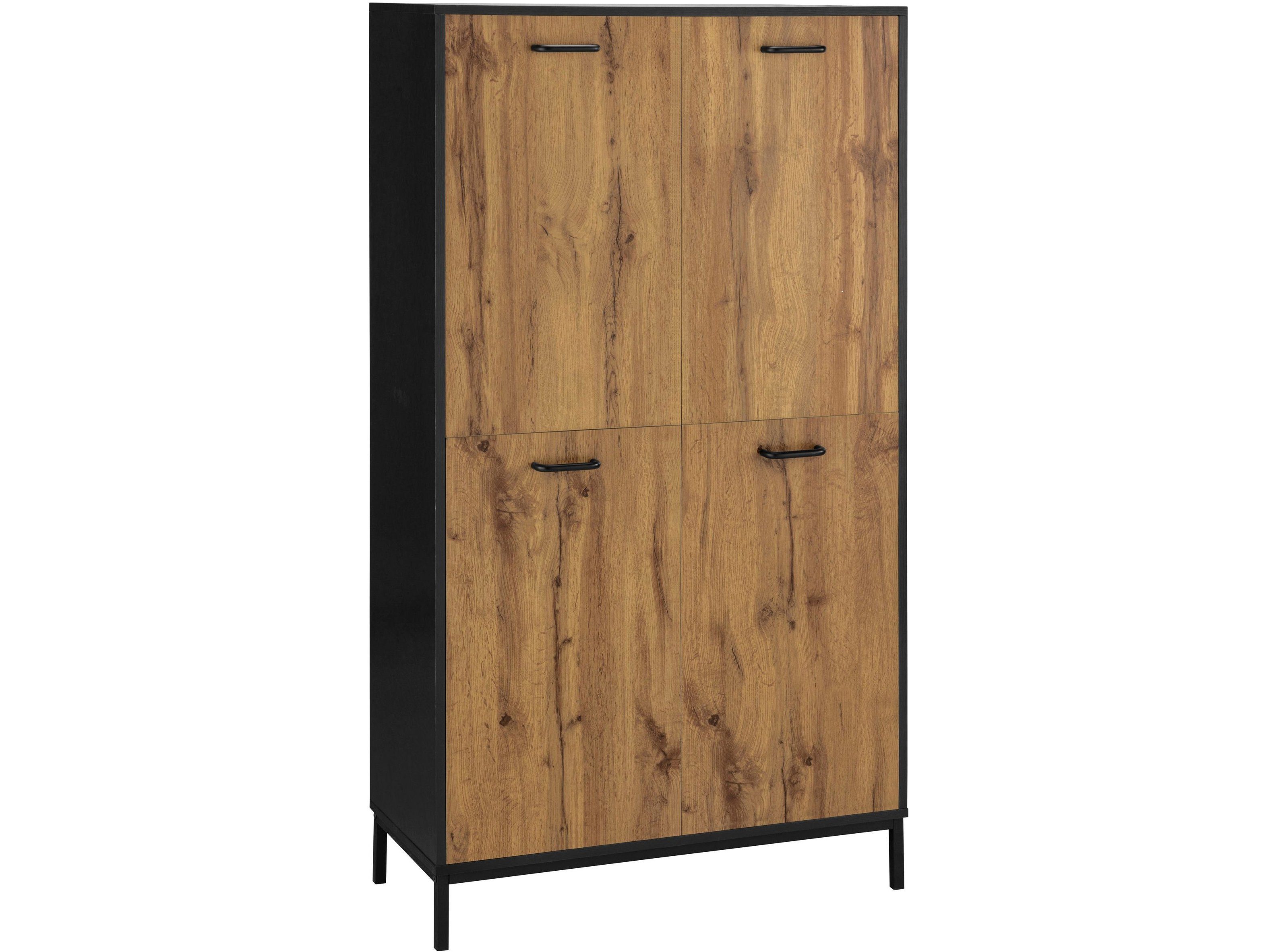 loft24 Mehrzweckschrank Rocky 4 Türen, Höhe 150,5 cm