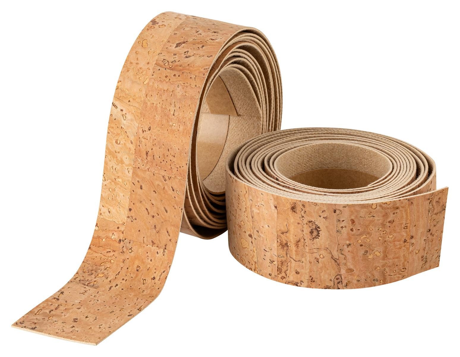 Kork-Deko.de Fahrradlenkergriff Kork Lenkerband für Fahrrad & Rennrad, Handlebar Tape 2er Set (2er-Set)