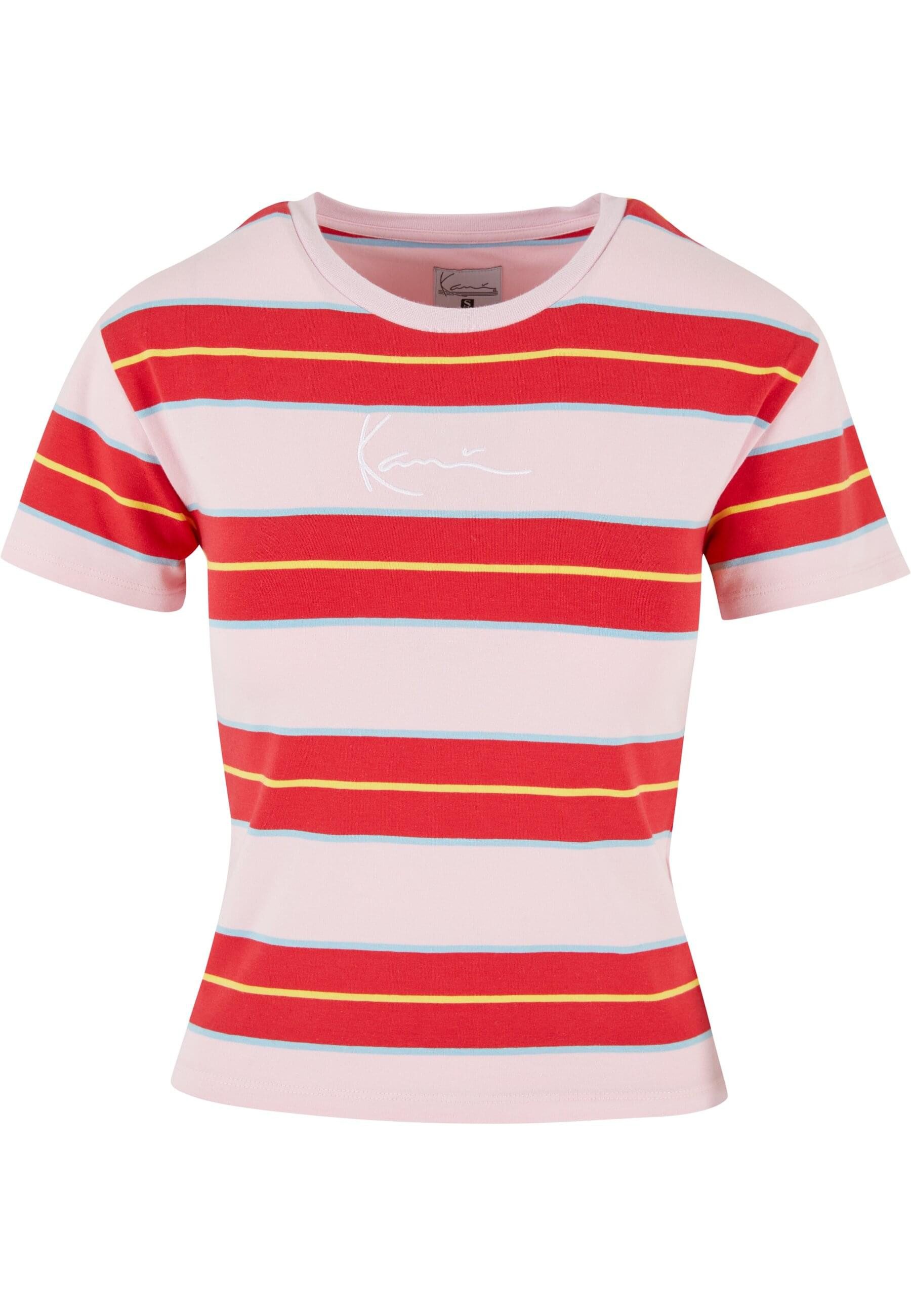 Karl Kani T-Shirt Karl Kani Damen KW213-040-1 KK Small Signature Stripe Tee (1-tlg)