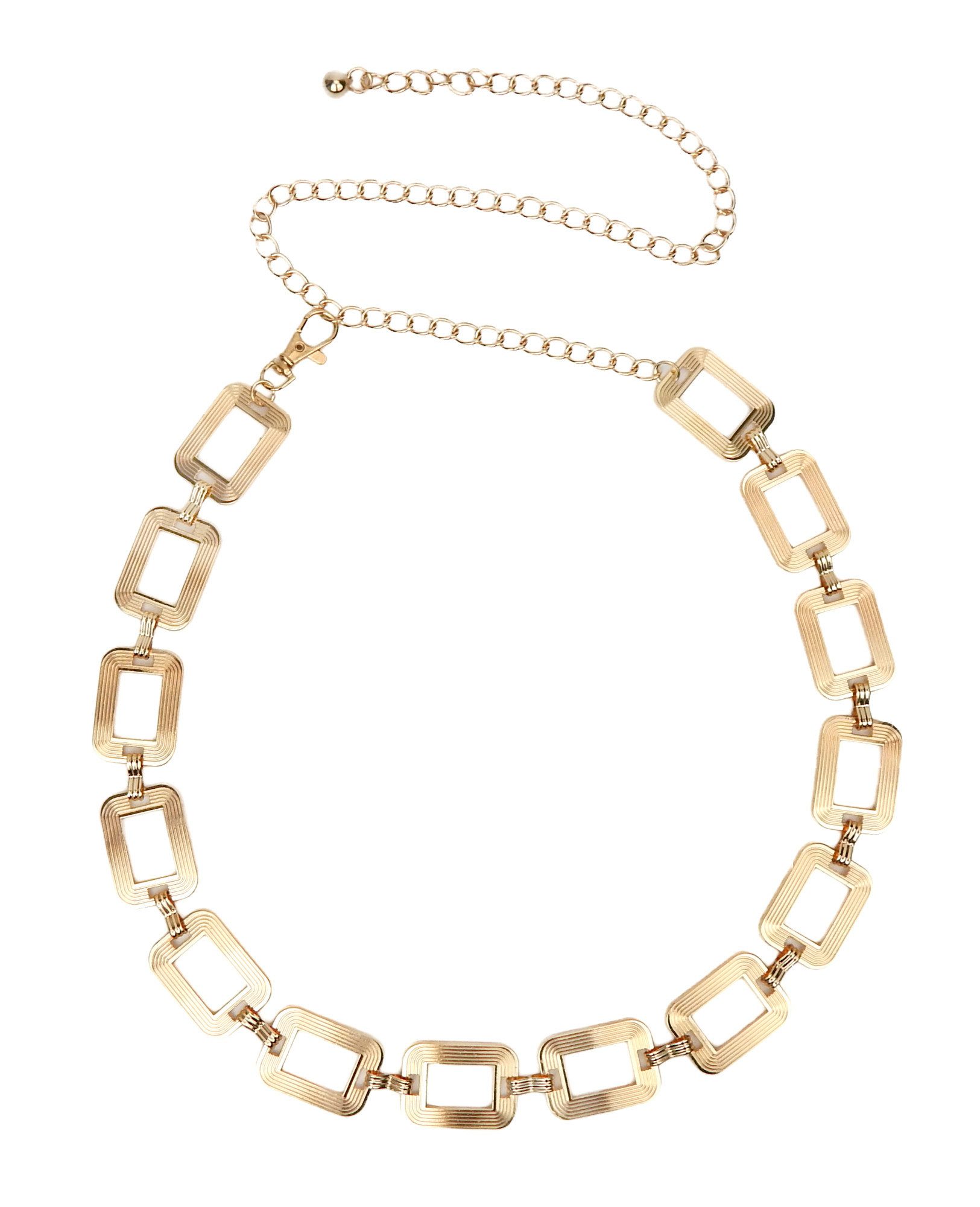 Ella Jonte Kettengürtel Rechtecke 70er Jahre Style verstellbar Vintage günstig online kaufen