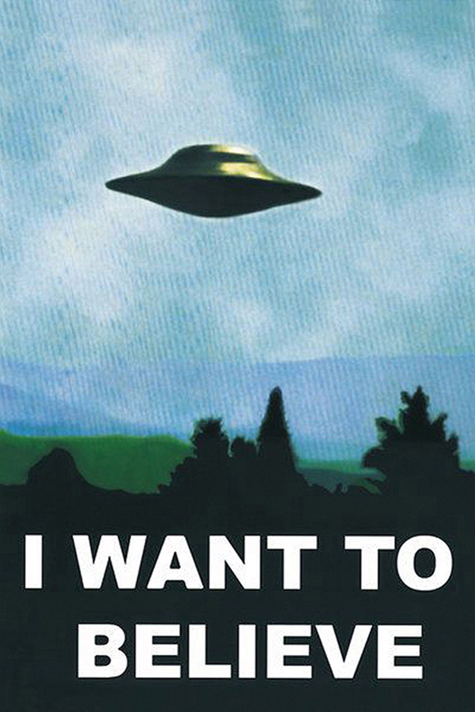 Close Up Poster I Want To Believe Poster Ufo 61 x 91,5 cm