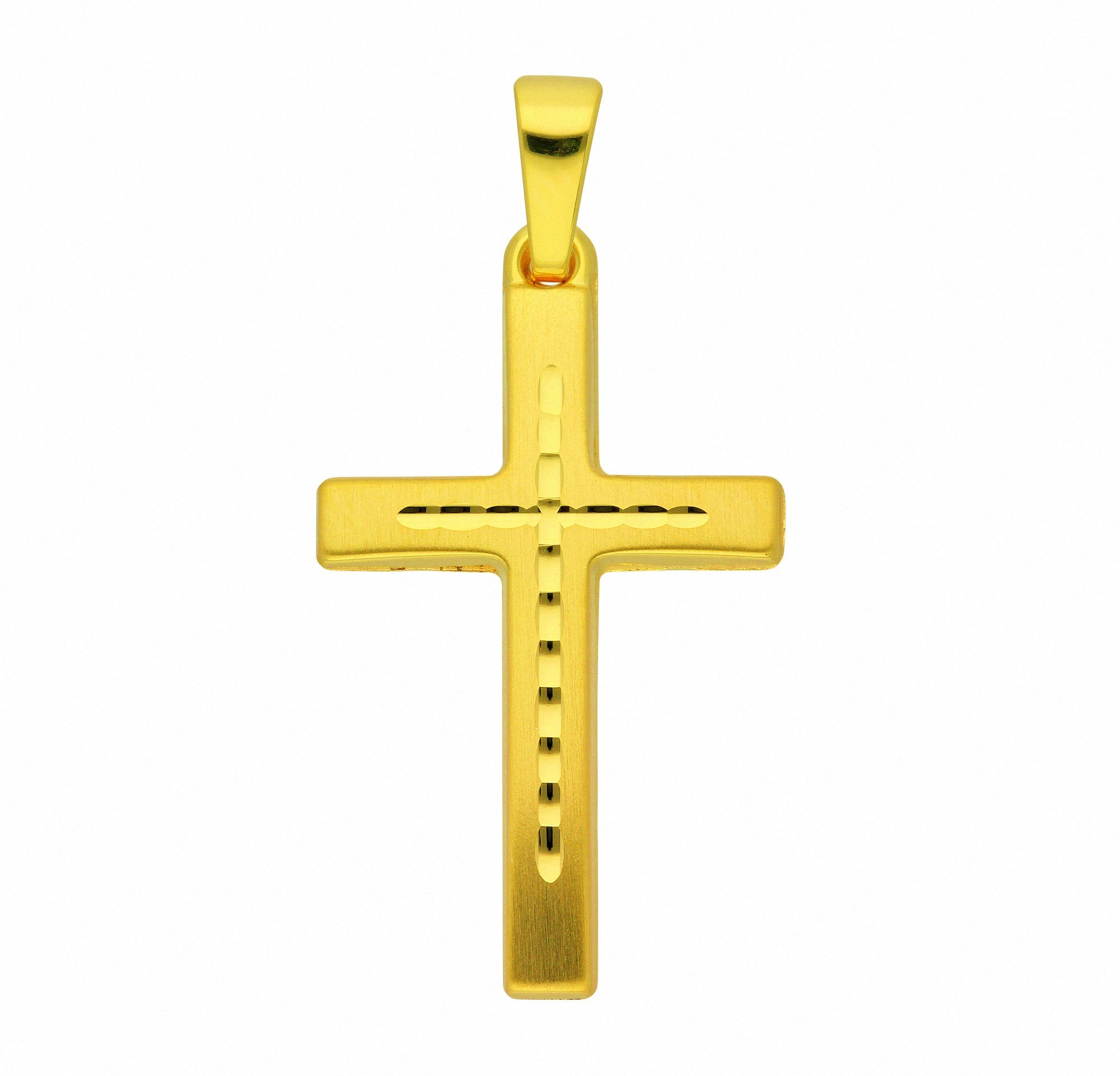 100 % authentisch garantiert Adelia´s Kette mit Kreuz Anhänger - Anhänger, Gold 333 Set Schmuckset Halskette mit